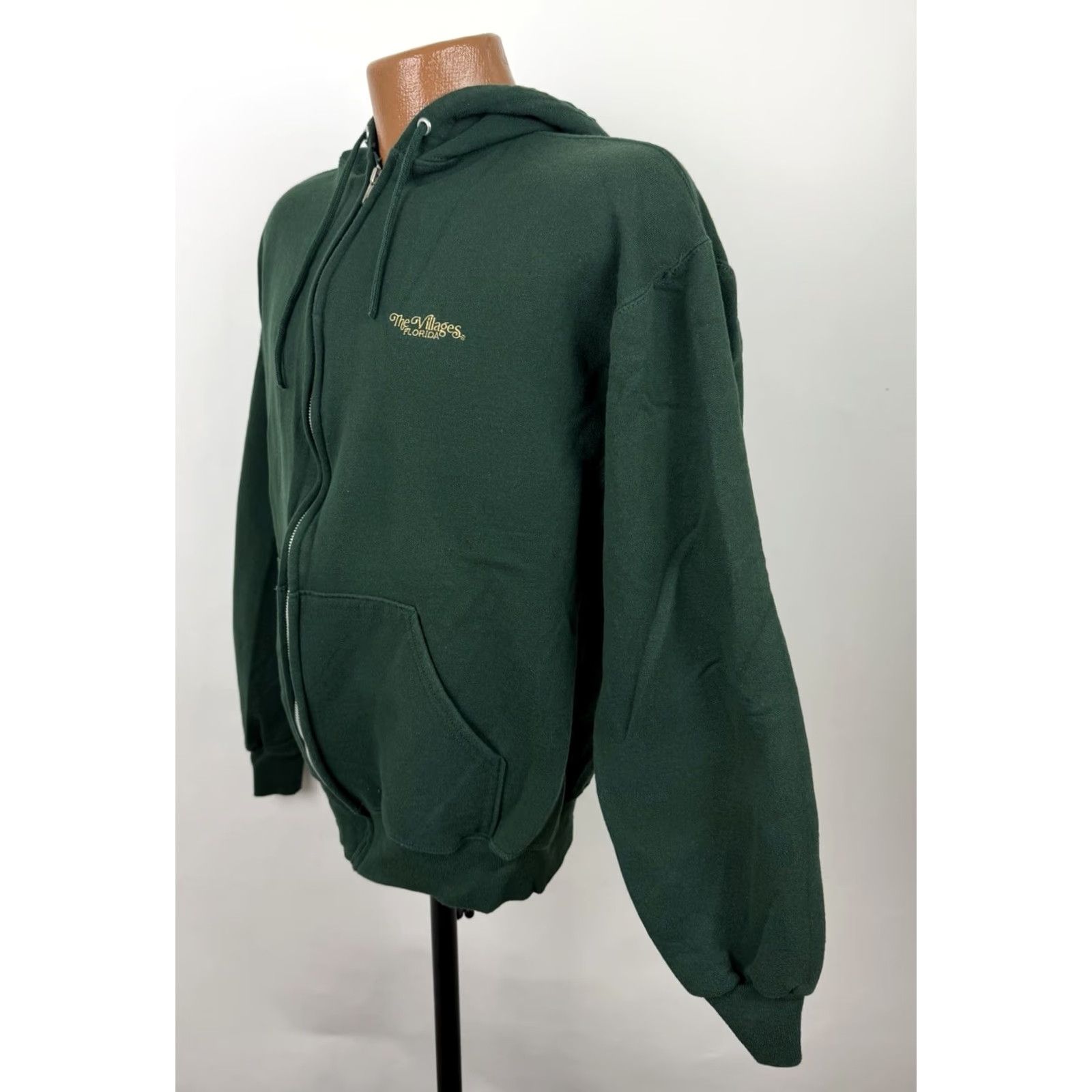 Jerzees JERZEES Hoodie Mens Medium Forest Green Full Zip Size US M / EU 48-50 / 2 - 7 Thumbnail