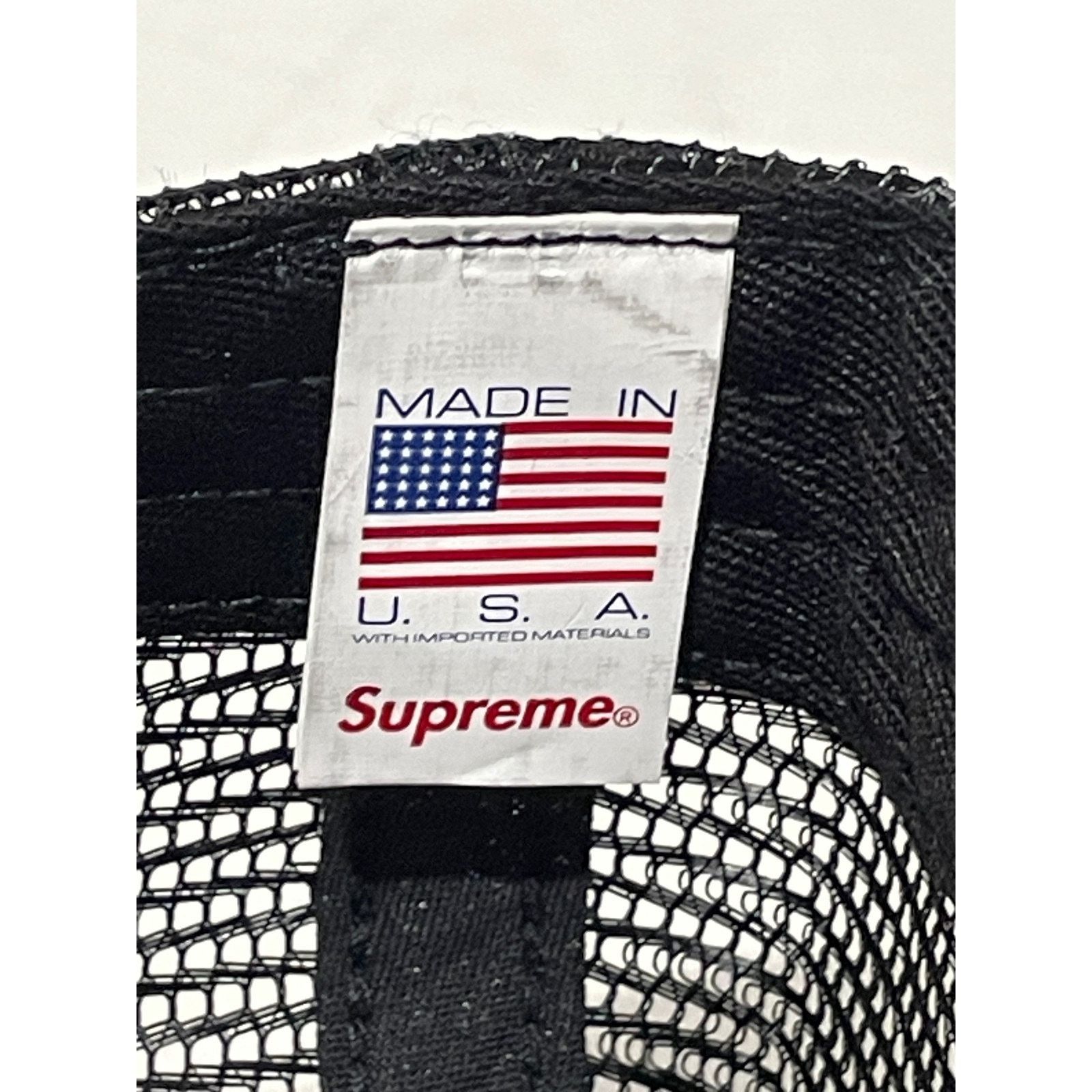 Supreme SUPREME RAFFIA MESH 5 PANEL BLACK CAP NEW Size ONE SIZE - 6 Thumbnail