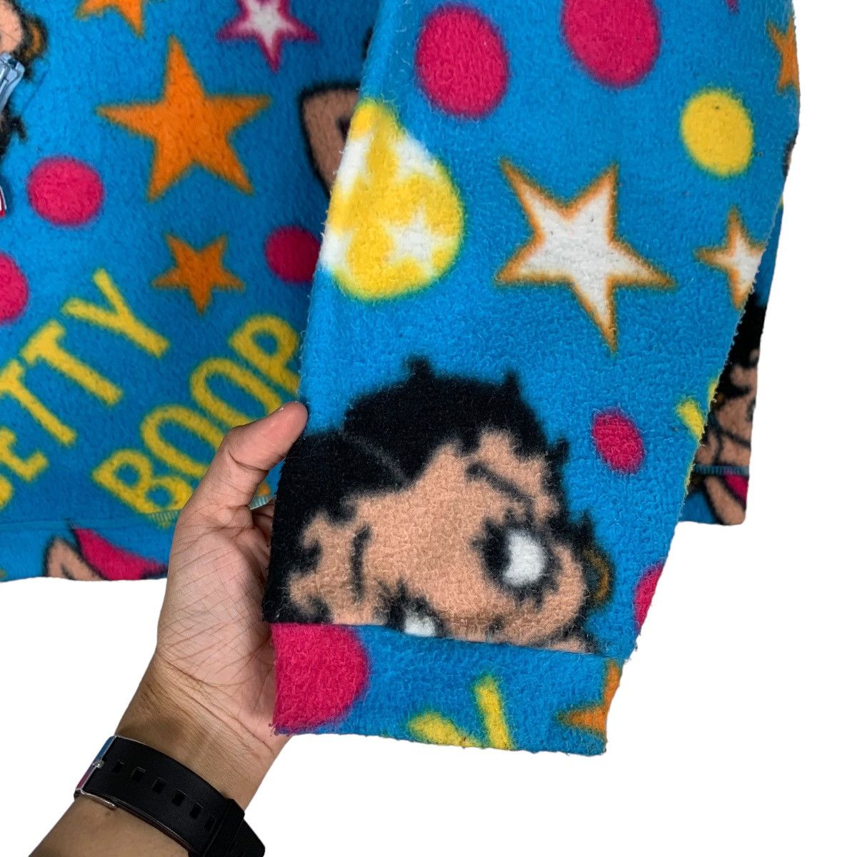 Cartoon Network BETTY BOOP Fullprint Half Zip Pullover Fleece #0919-C41 Size XL / US 12-14 / IT 48-50 - 11 Thumbnail