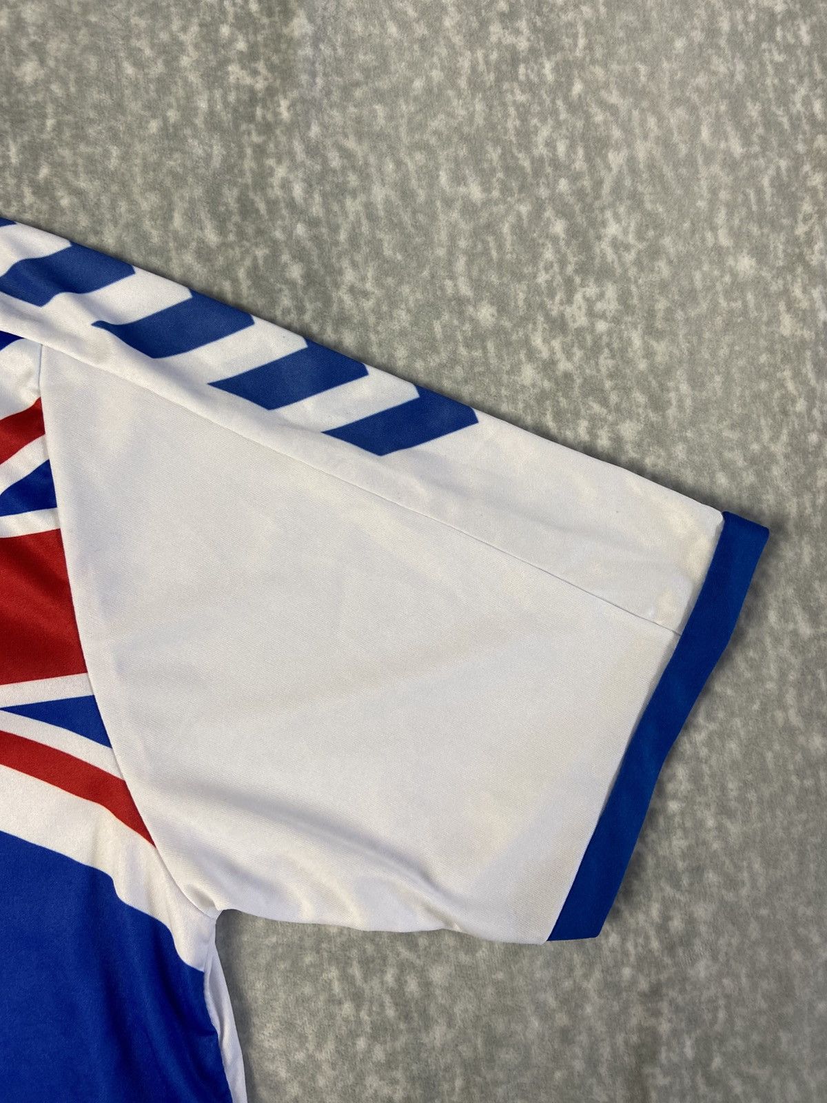 Hummel Rangers FC 2018-19 Away Shirt Union Jack Hummel Jersey Size US L / EU 52-54 / 3 - 2 Thumbnail