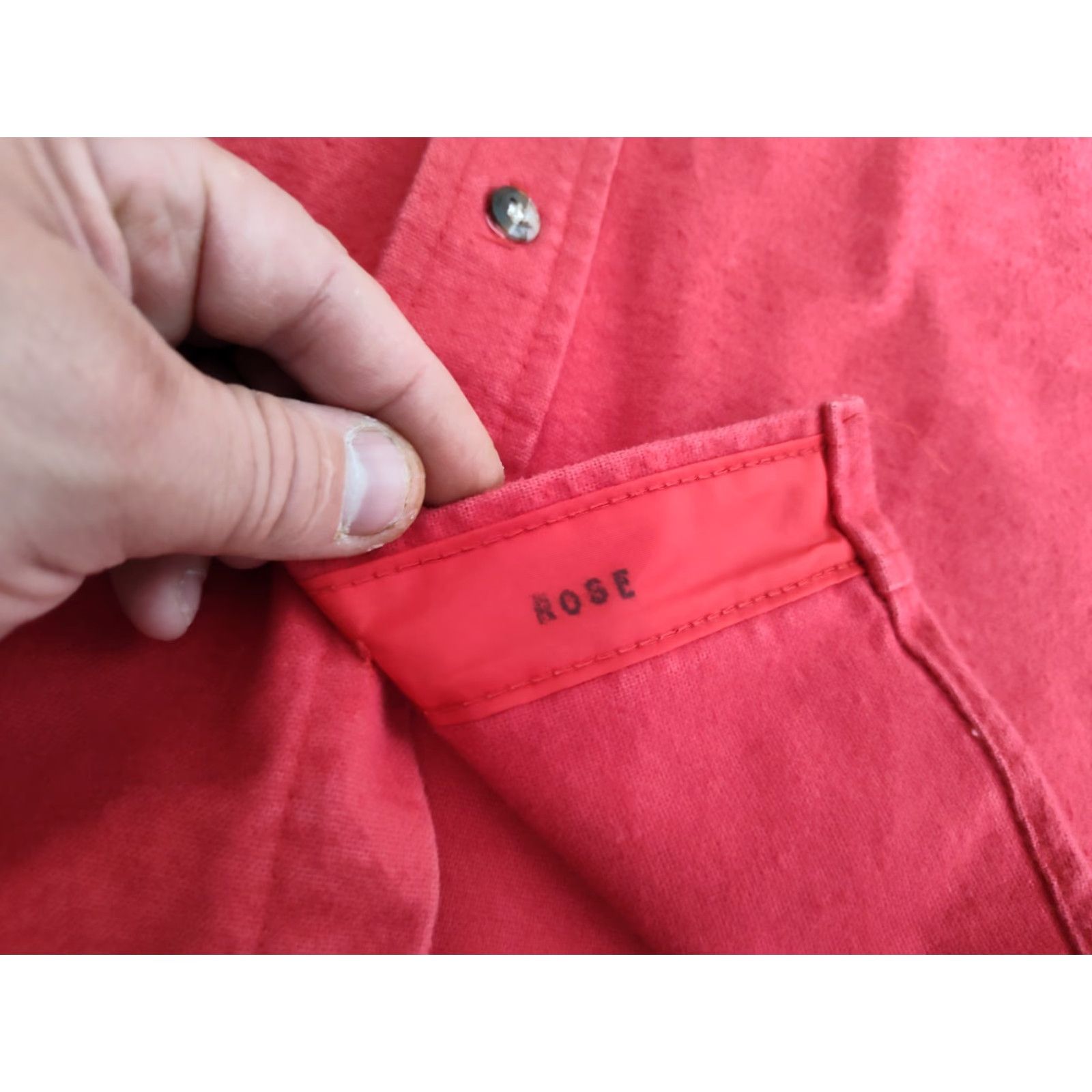Vintage VINTAGE Dunns Hunting Shooting Button Shirt Mens L Rose Red Outdoorsman Classic Western Size US L / EU 52-54 / 3 - 6 Thumbnail