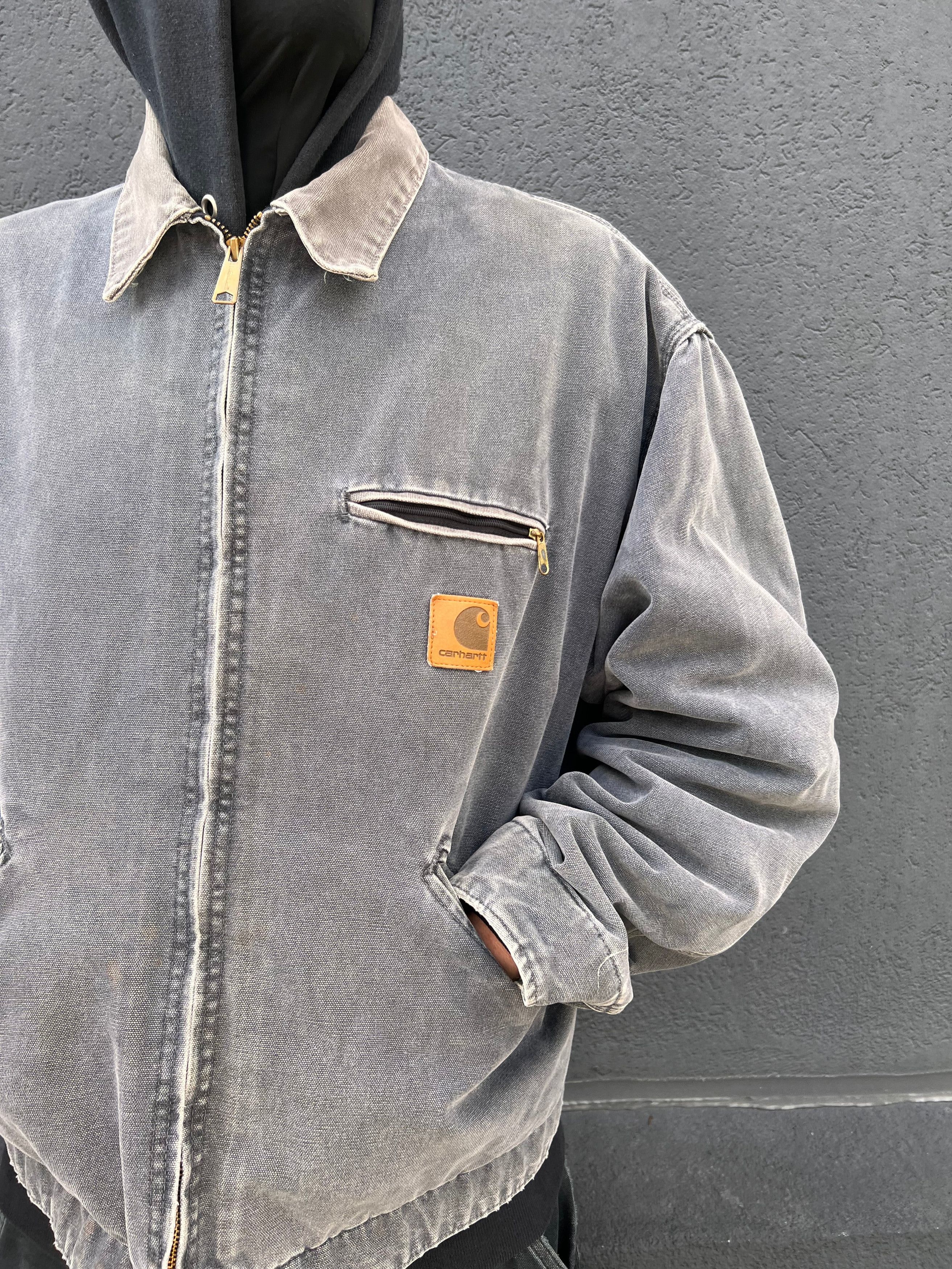 Carhartt Faded Black J97 Carhartt Detroit Work Jacket - XXL (boxy) Size US XXL / EU 58 / 5 - 3 Thumbnail
