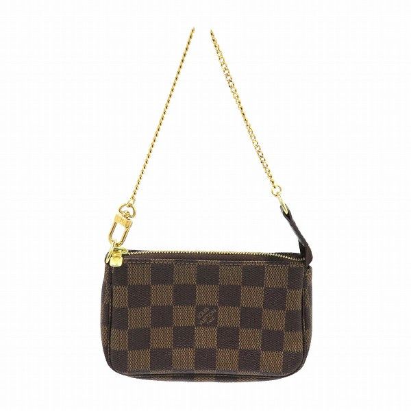 Louis Vuitton Louis Vuitton Louis Vuitton Mini Pochette Accessoires Clutch Canvas Clutch Bag N58009 Size ONE SIZE - 1 Thumbnail