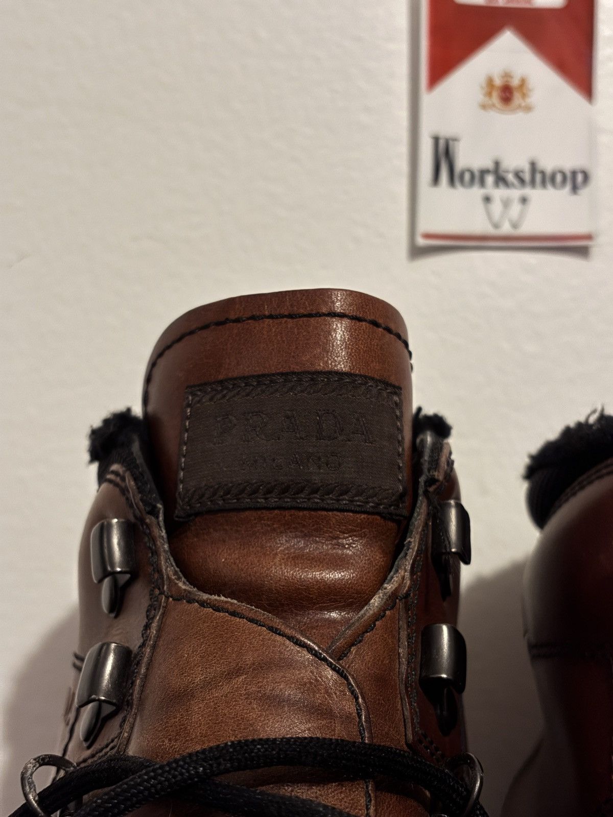 Prada Prada Hiking Boots / Vintage Linea Rossa Sport Linea Rossa Size US 8.5 / EU 41-42 - 8 Thumbnail