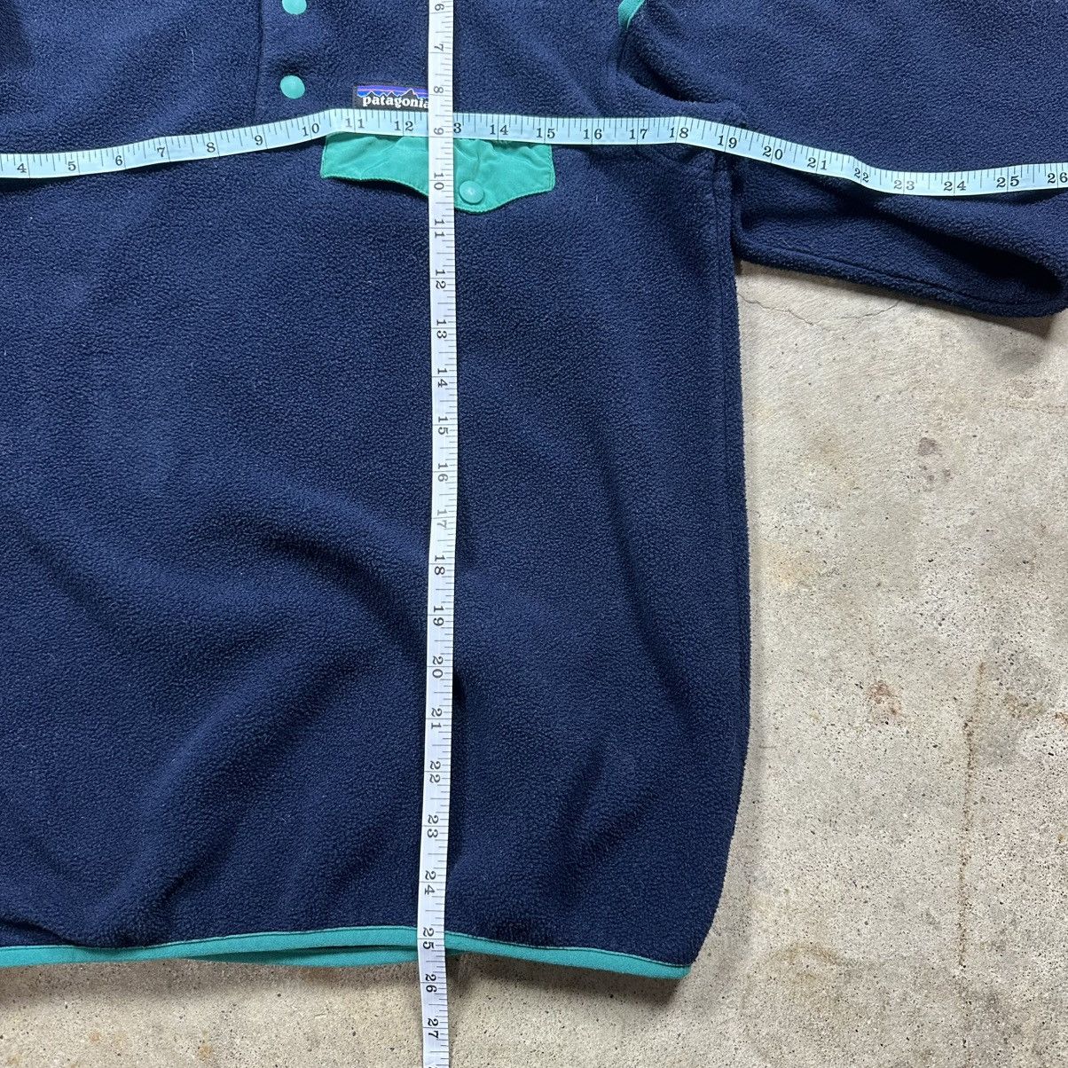 Patagonia Navy Blue and Green Patagonia Synchilla Pullover Fleece Size S / US 4 / IT 40 - 7 Thumbnail