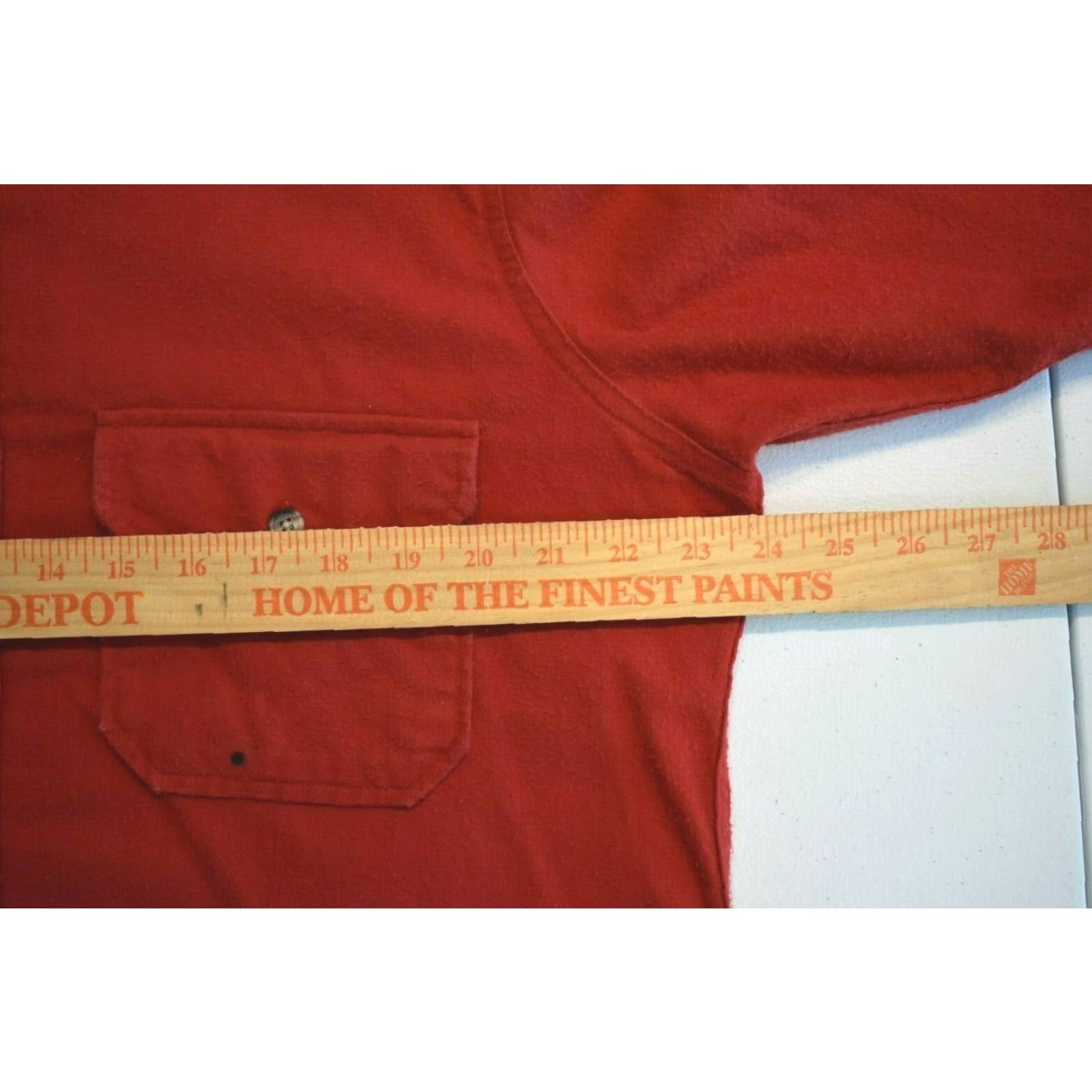 Vintage VINTAGE Woolrich Shirt Button-Up Long Sleeve Men's Large XL Red USA Size US L / EU 52-54 / 3 - 4 Thumbnail