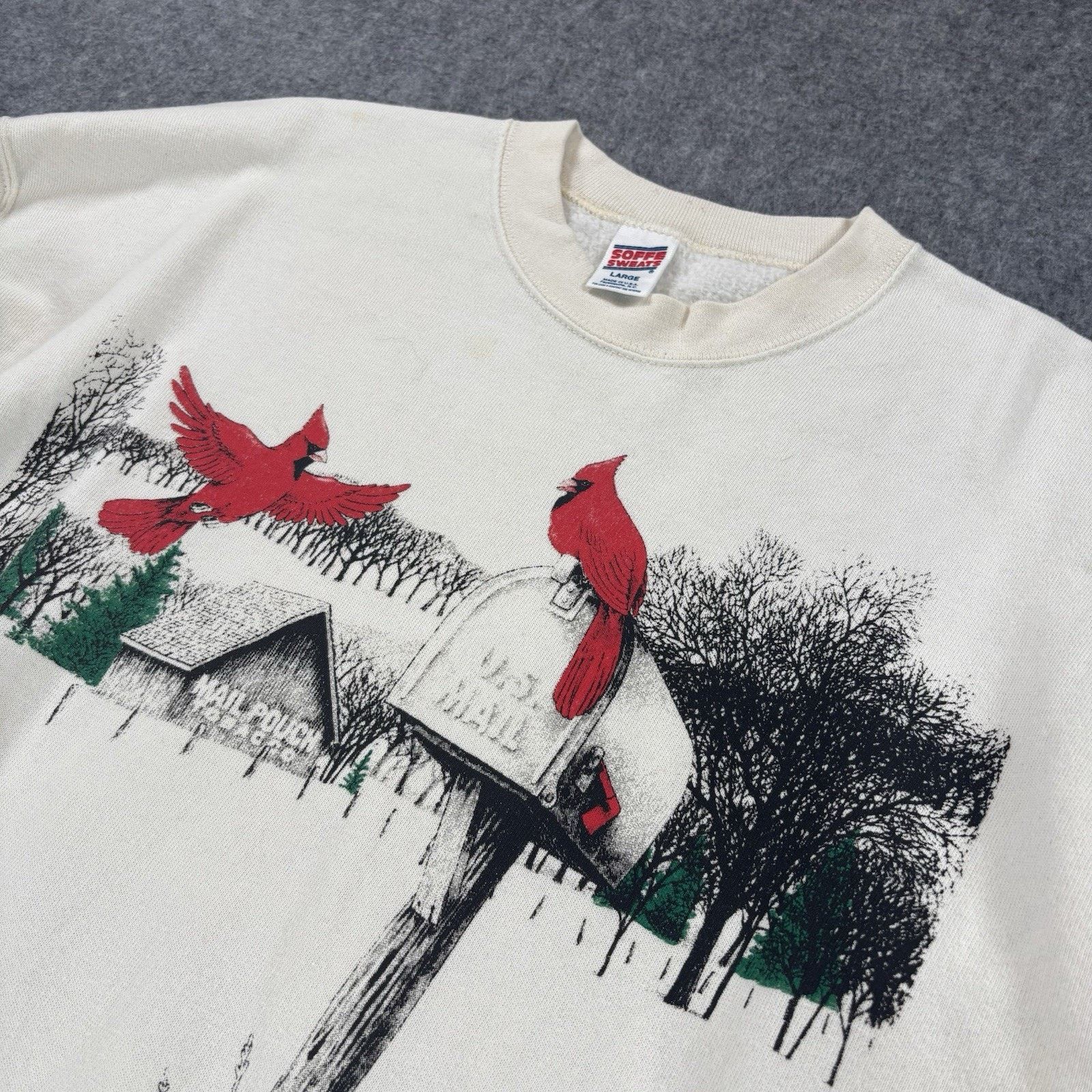 Soffe Vtg. Soffe Sweats Cardinals Mailbox Sweatshirt Large USA 90s Size L / US 10 / IT 46 - 1 Thumbnail