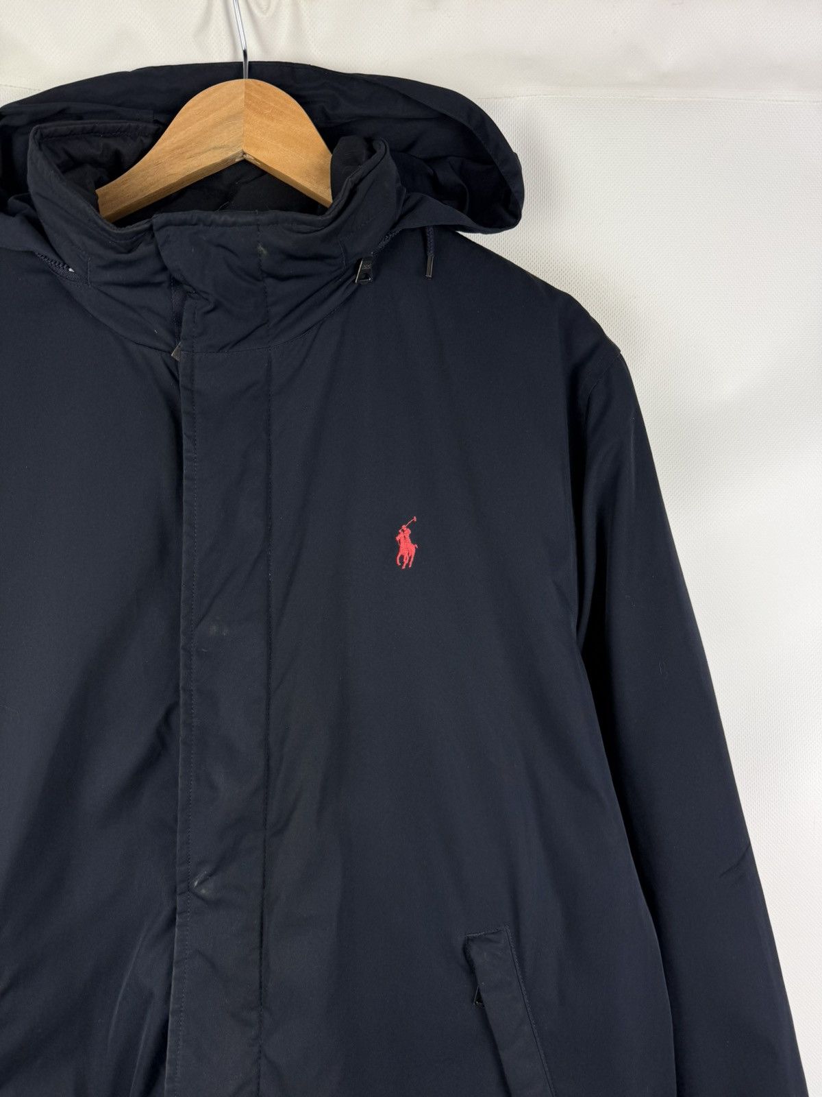Polo Ralph Lauren Polo By Ralph Lauren VTG Hooded Fleece Lined Bomber Jacket Size US L / EU 52-54 / 3 - 3 Thumbnail