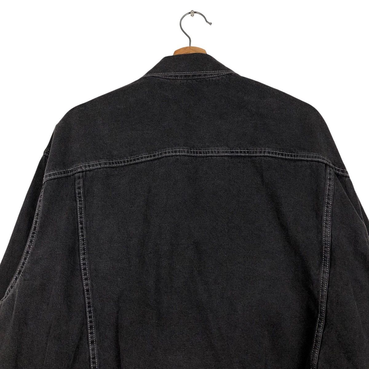 Vintage 📌Vintage Trucker Denim Jacket Biker Gu Japan Issey Miyake Size US L / EU 52-54 / 3 - 10 Thumbnail