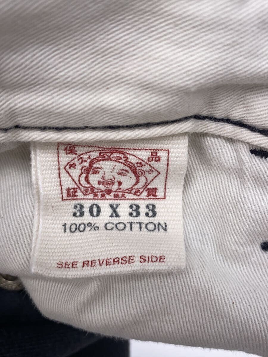 Evisu Evisu White Seagull White Stitch Cotton Black Straight Jeans Size US 30 / EU 46 - 5 Thumbnail
