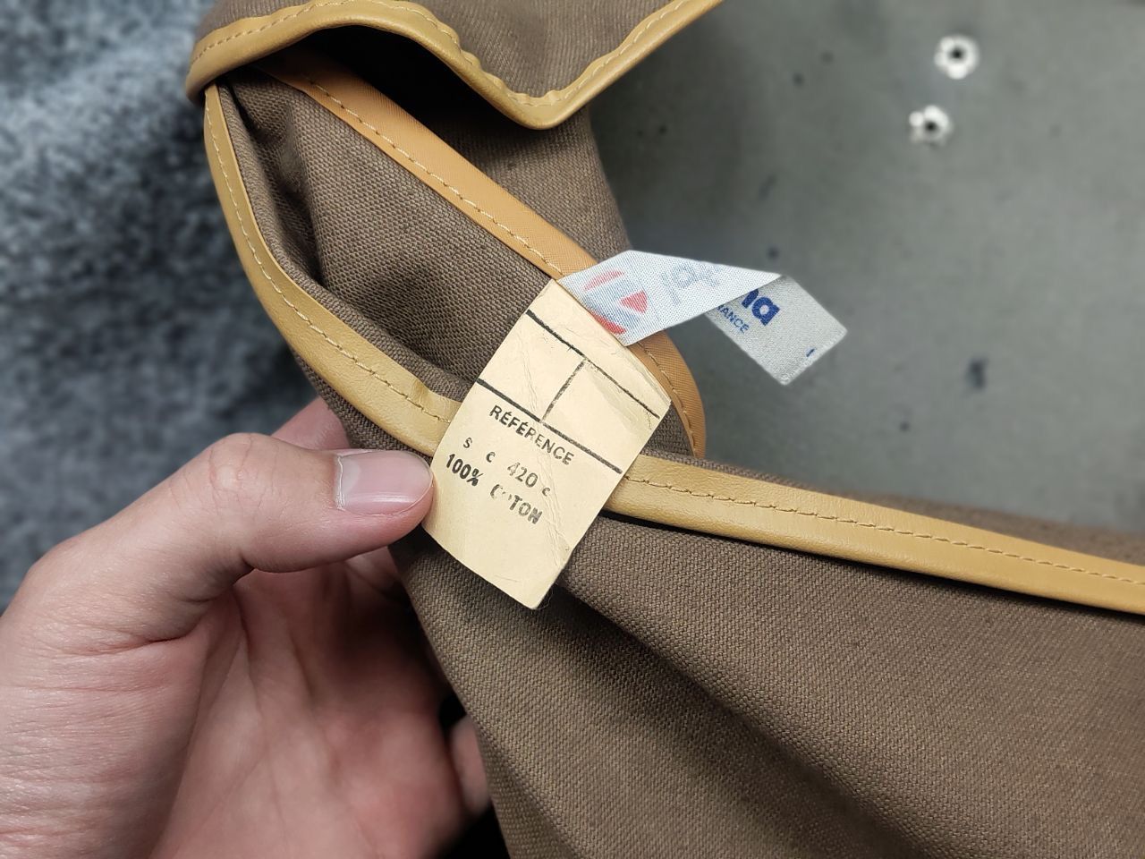 Vintage Vintage 60's Lafuma Two Bicycle Bags in Beige Canvas Bag Size ONE SIZE - 21 Thumbnail