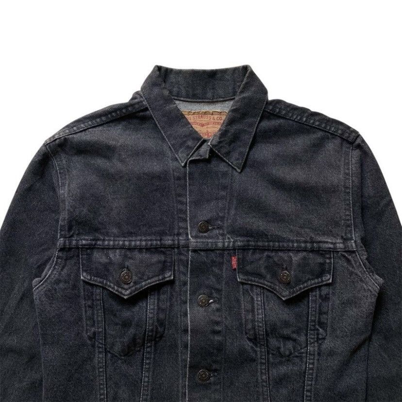 Levi's VINTAGE 90s LEVI’S DENIM JACKET BLACK WASH Size US M / EU 48-50 / 2 - 3 Thumbnail