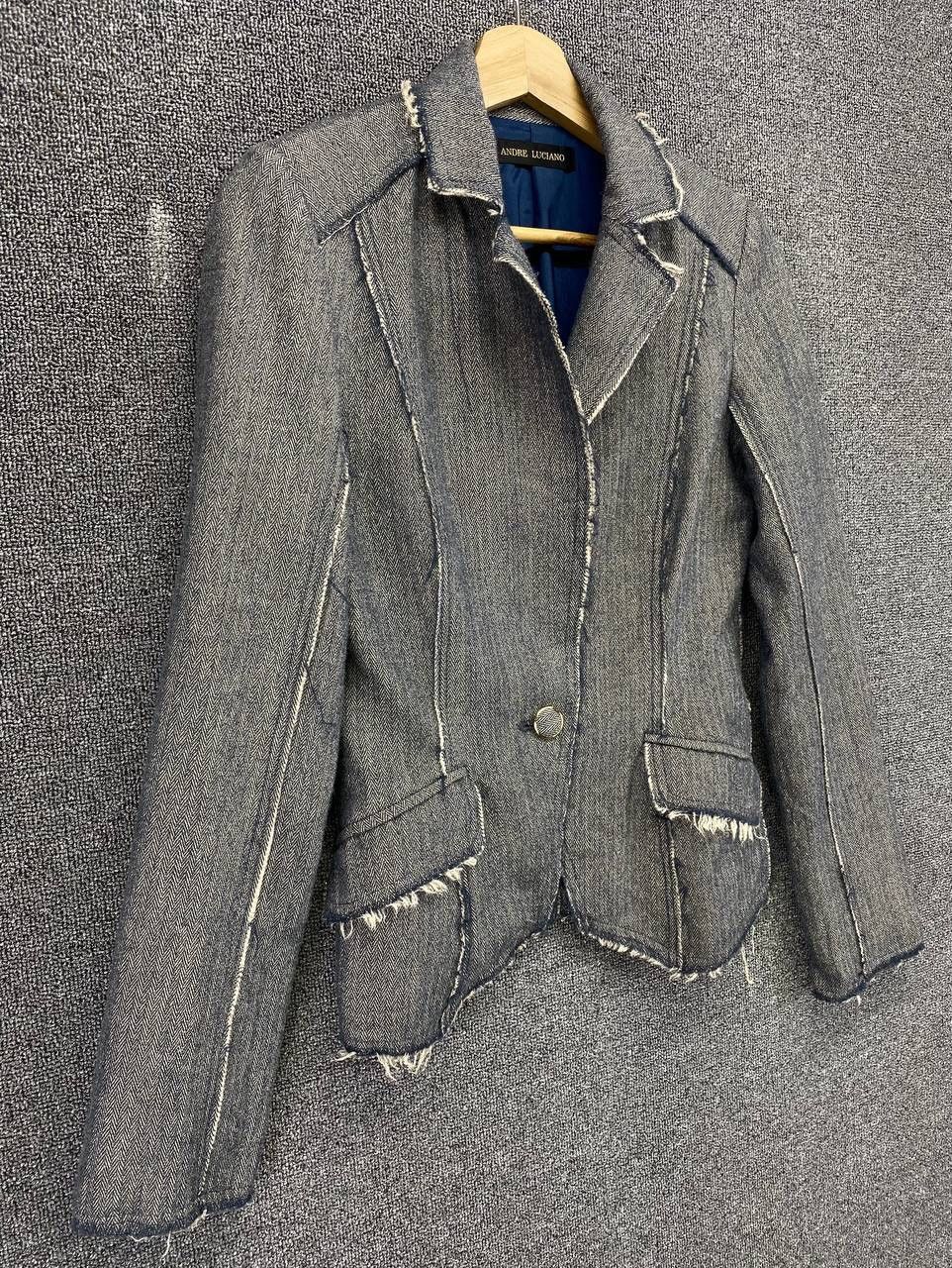 Andreluciano Vintage Andreluciano Punk Style Wool Coat jacket Size S / US 4 / IT 40 - 2 Thumbnail