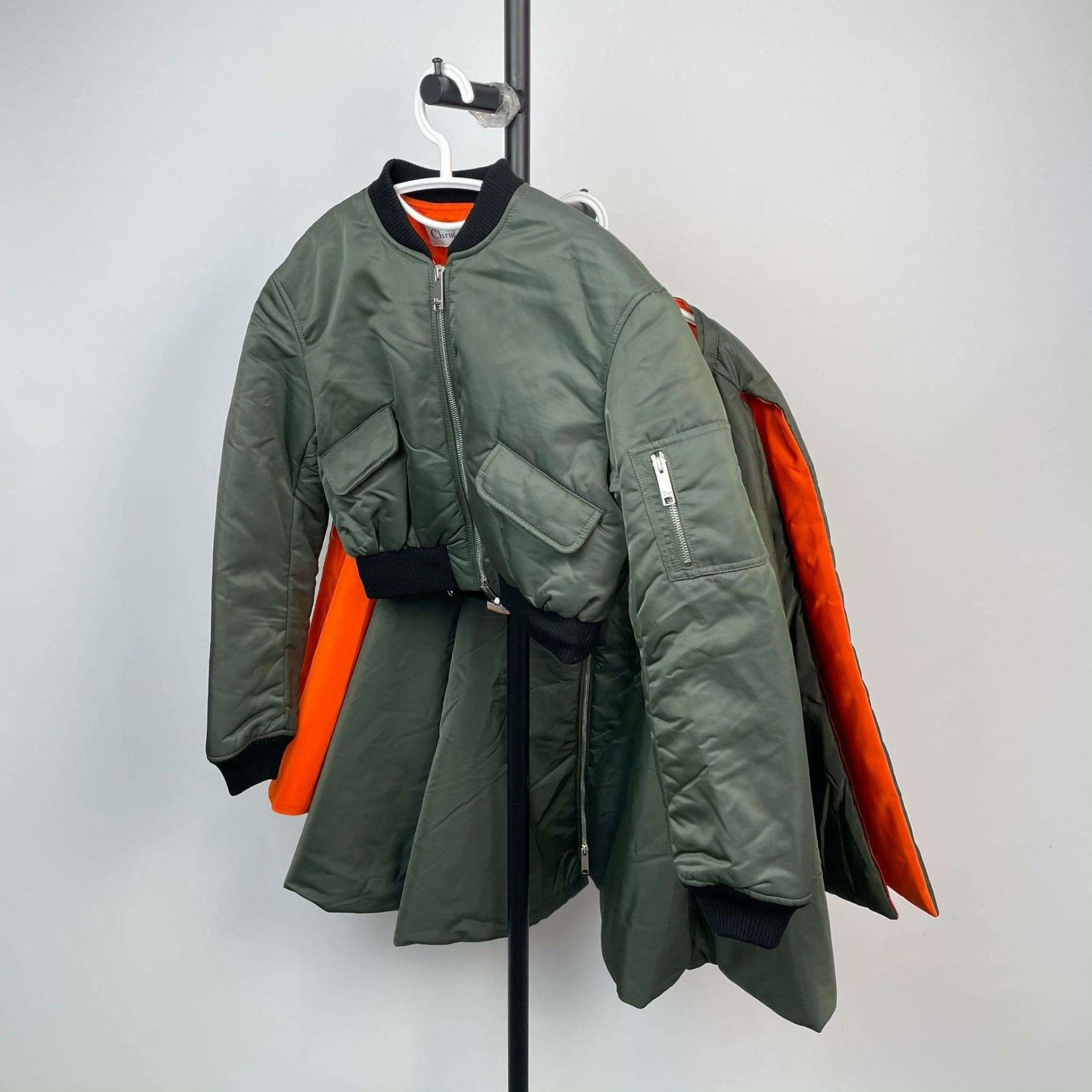 Dior Dior Cotton Green Down Jacket 38 Women Size S / US 4 / IT 40 - 1 Thumbnail