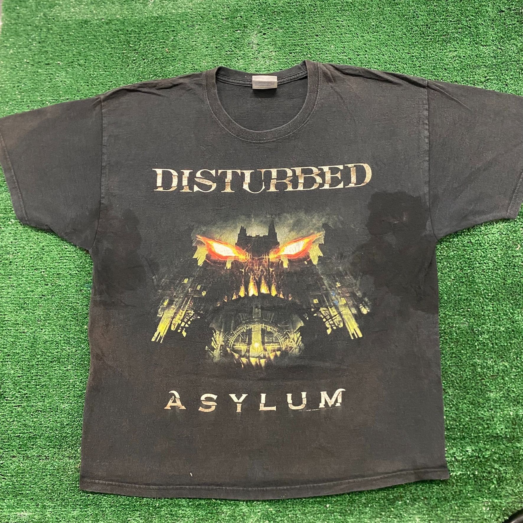 Band Tees Vintage Y2K Sun Faded Disturbed Heavy Metal Rock Band Tee Size US XL / EU 56 / 4 - 1 Thumbnail