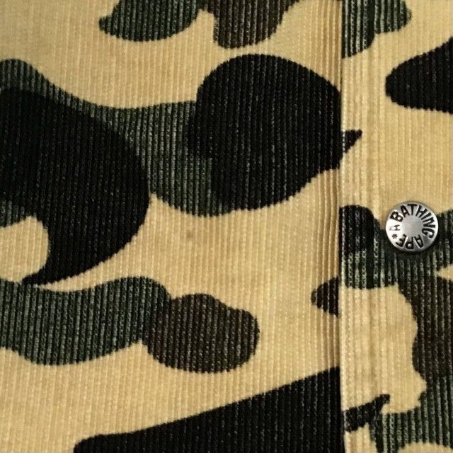 Bape × Nigo 🔥Vintage🔥 BAPE camo Corduroy Boa Jacket a bathing ape NIGO Size US S / EU 44-46 / 1 - 8 Thumbnail