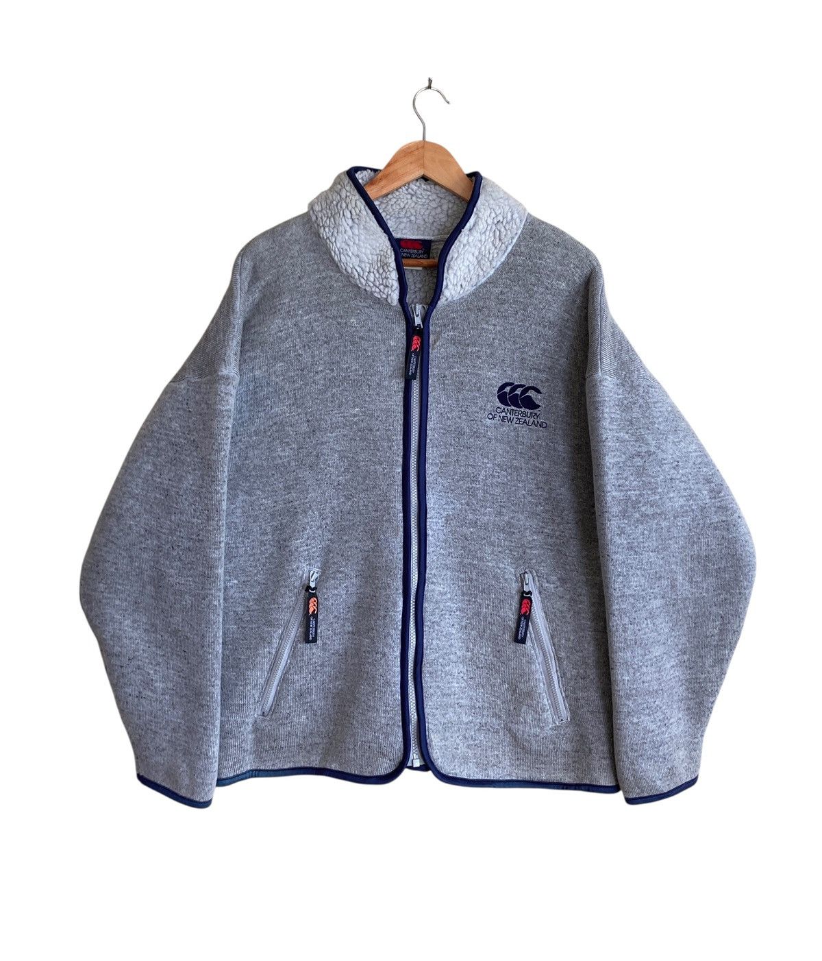 Canterbury of New Zealand Vintage Brand Canterbury New Zealand Fur Zipper Jacket 1990s Size US L / EU 52-54 / 3 - 1 Thumbnail