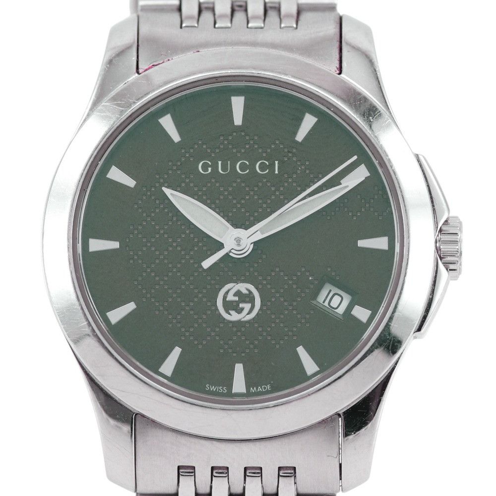 Gucci Gucci Gucci Stainless Steel Wristwatch Metal Quartz 126.5 DUTY FREE for USA Size ONE SIZE - 1 Thumbnail