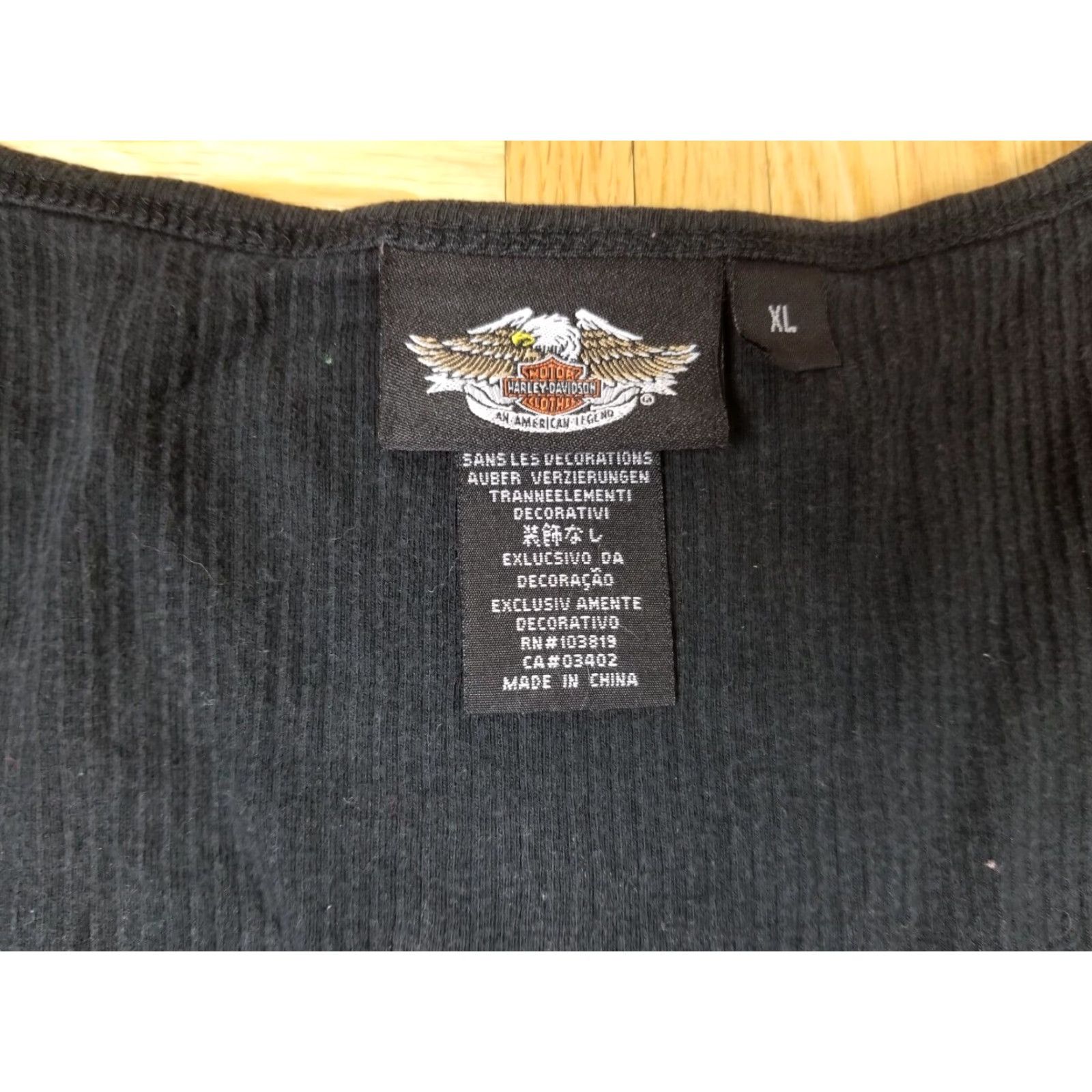 Harley Davidson VINTAGE Harley-Davidson Sturgis Motorcycle Tank Top XLarge Tank Womens XS? No size confusion? XL. Size XL / US 12-14 / IT 48-50 - 3 Thumbnail