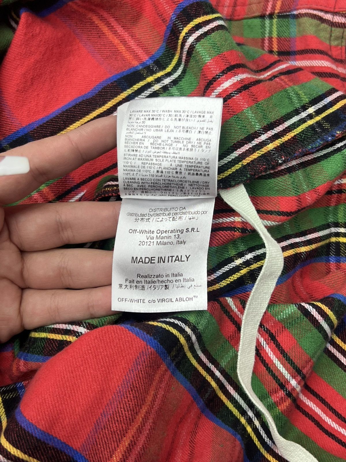 Off-White Off-White Spray Check Shirt Size US M / EU 48-50 / 2 - 14 Thumbnail