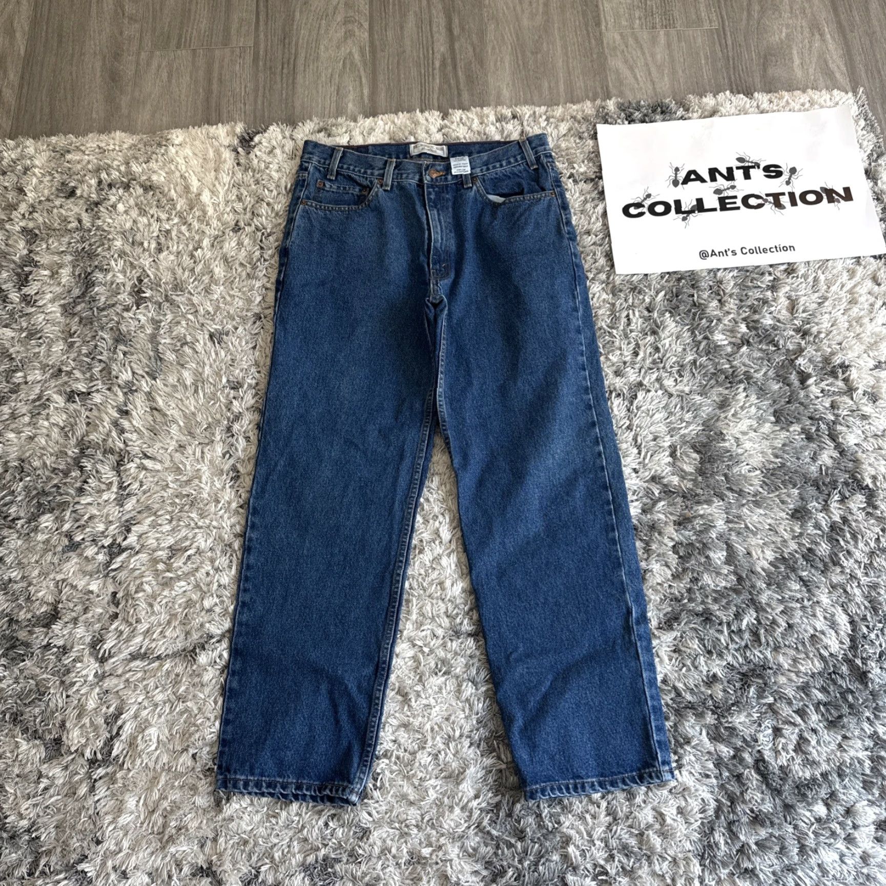 Levi's VINTAGE Levi’s Signature Relaxed Fit Jeans 36x32 Blue Denim Men Y2K Jeans Mens Size US 36 / EU 52 - 5 Thumbnail
