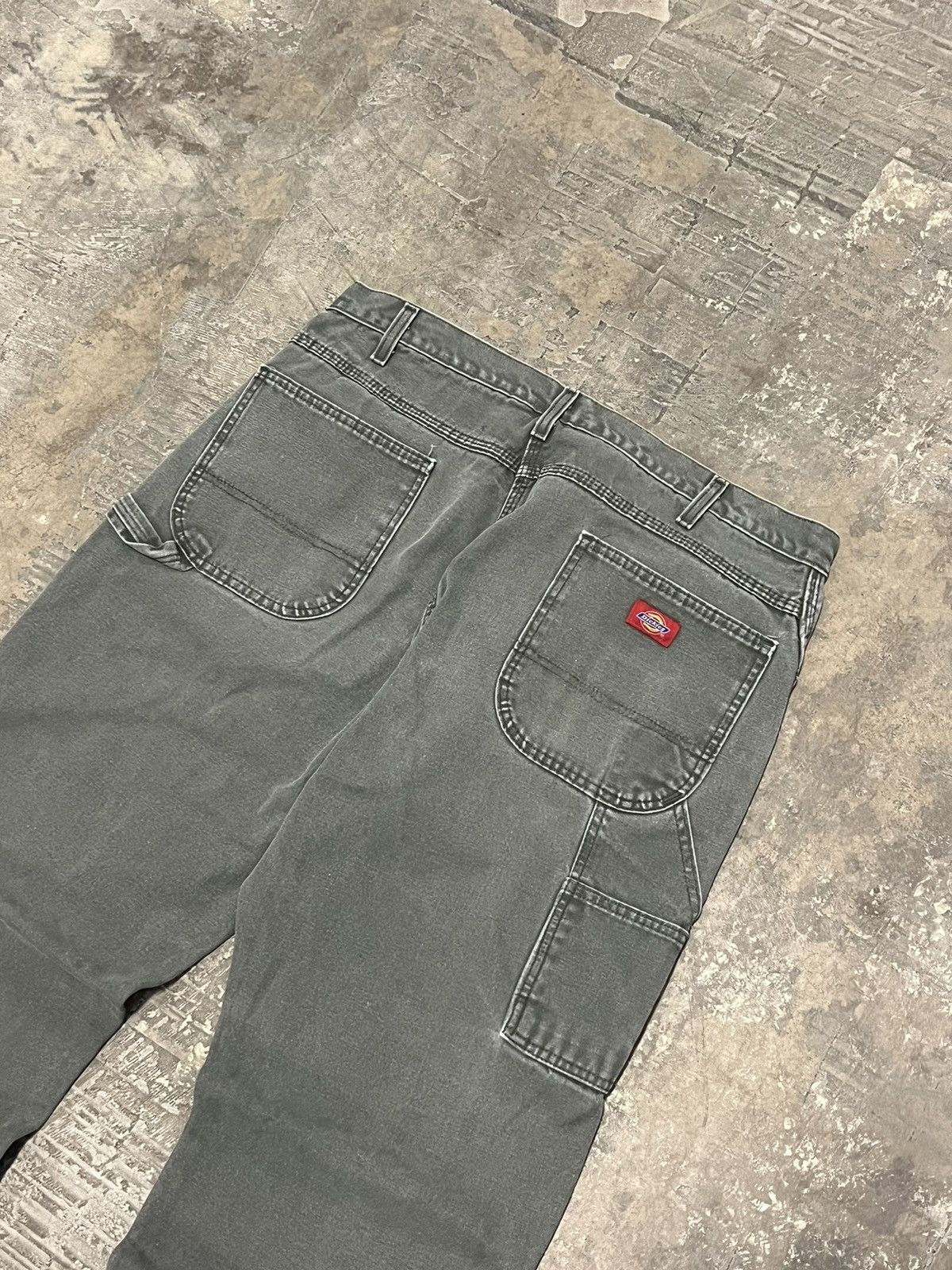 Carhartt × Dickies × Vintage Faded green dickies workwear pants baggy fit y2k hype Size US 36 / EU 52 - 5 Thumbnail