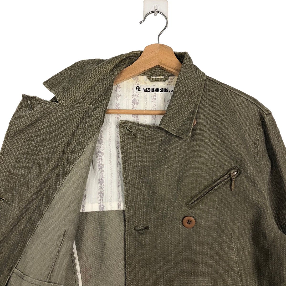 45rpm 🔥90’s Hikory Chore Jacket Pazzo Denim Japan Made 45RPM Size US L / EU 52-54 / 3 - 10 Thumbnail
