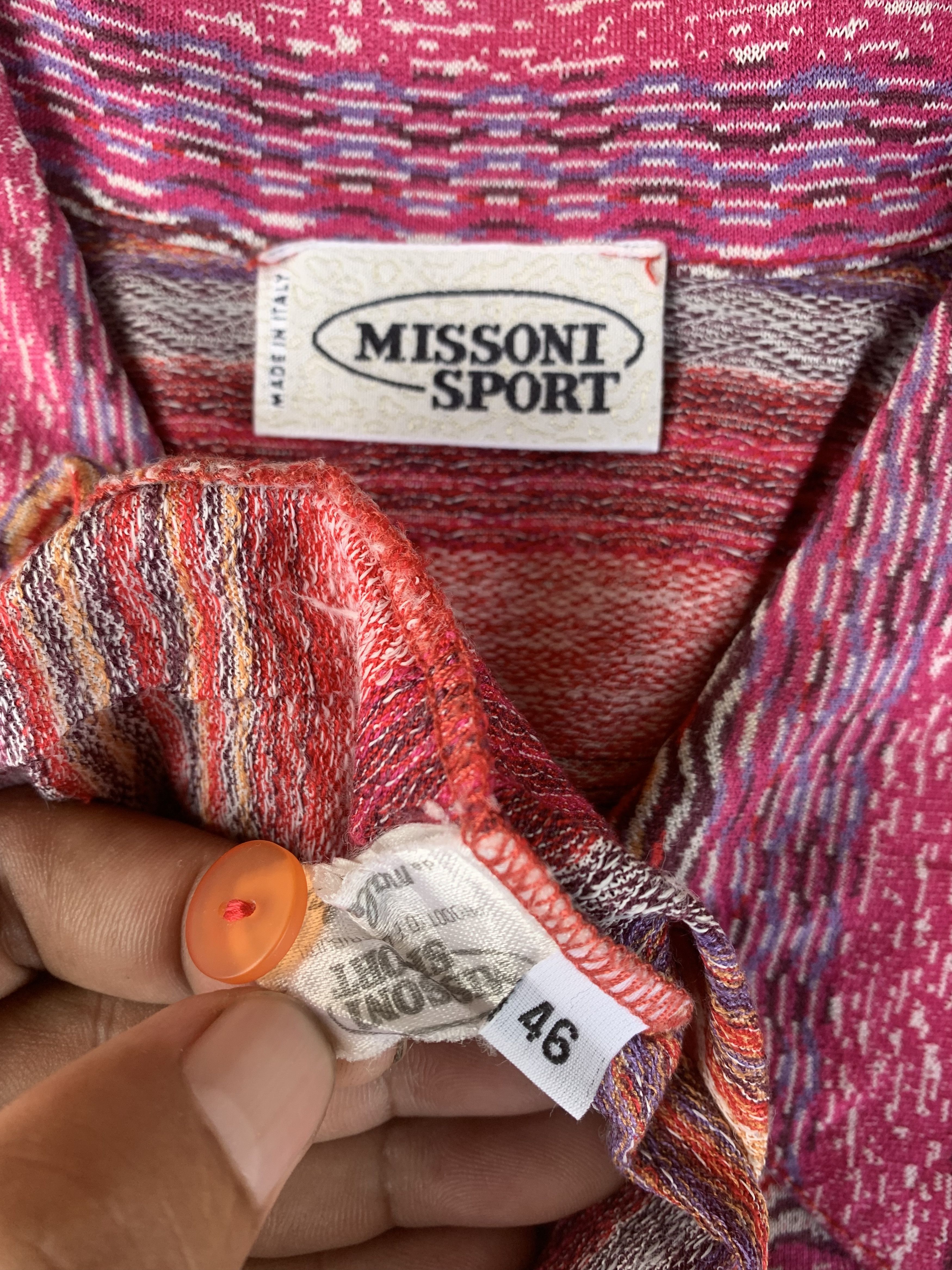 Missoni Missoni sport multiple colour t shirt Size L / US 10 / IT 46 - 5 Thumbnail