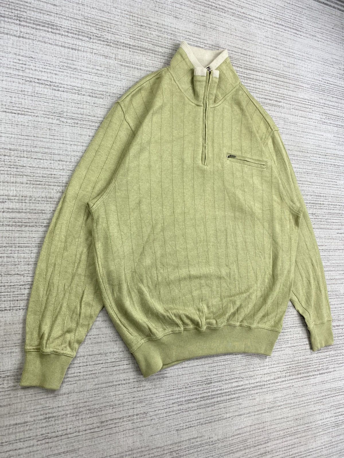 Japanese Brand × Kansai Yamamoto × Vintage Vintage 90s Sissy By Kansai Yamamoto Half Zipper Sweatshirt Size US XL / EU 56 / 4 - 3 Thumbnail