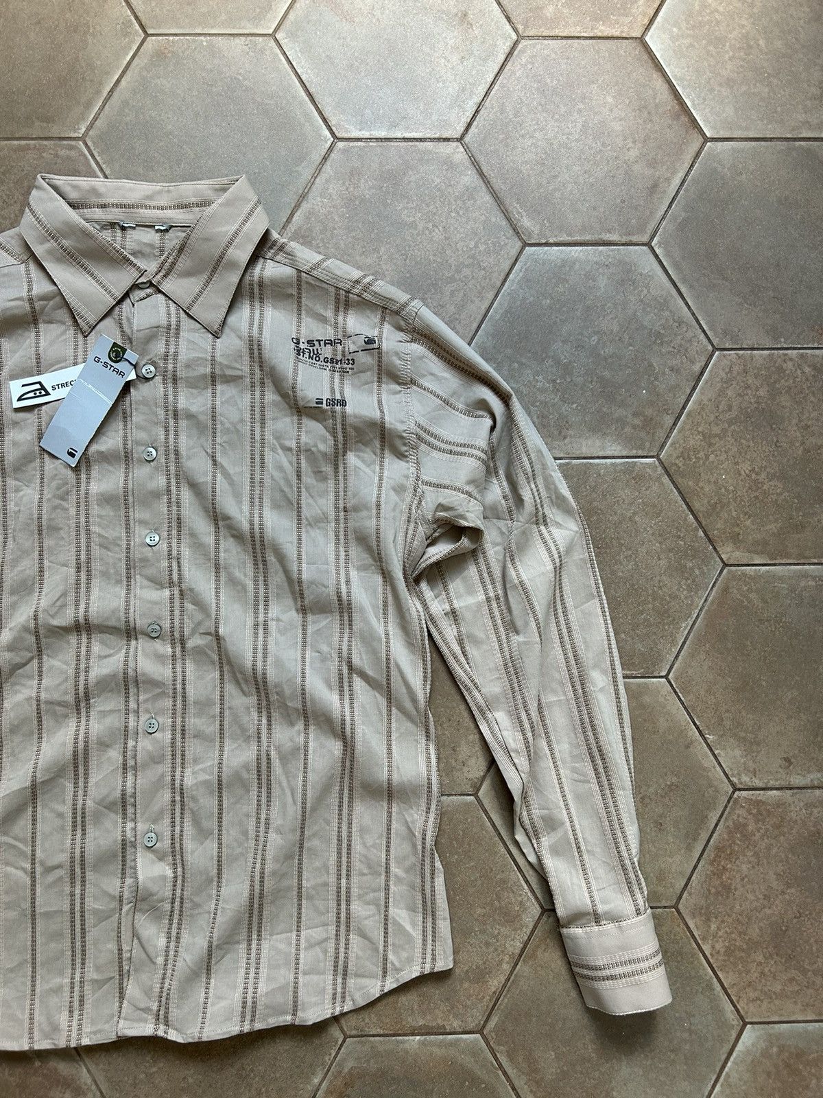 G-Star VINTAGE G STAR RAW BUTTON SHIRT Size US XL / EU 56 / 4 - 4 Thumbnail