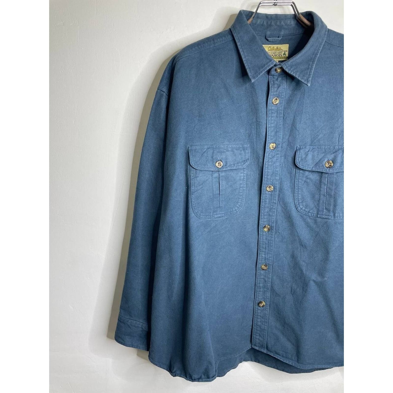Cabelas Vintage Cabela’s Deerskin Soft Chamois Shirt Flannel 2XL Size US XXL / EU 58 / 5 - 4 Thumbnail