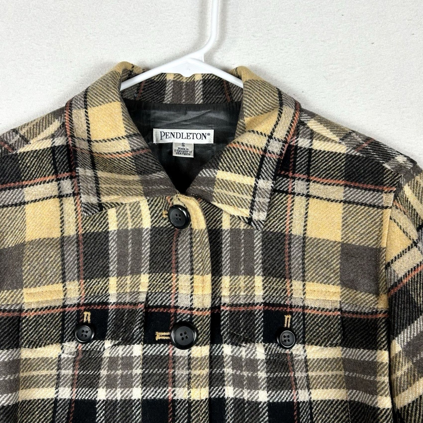 Pendleton Pendleton Button Up Jacket Blazer Women's Small Wool Plaid Tweed Lined Button Size S / US 4 / IT 40 - 3 Thumbnail