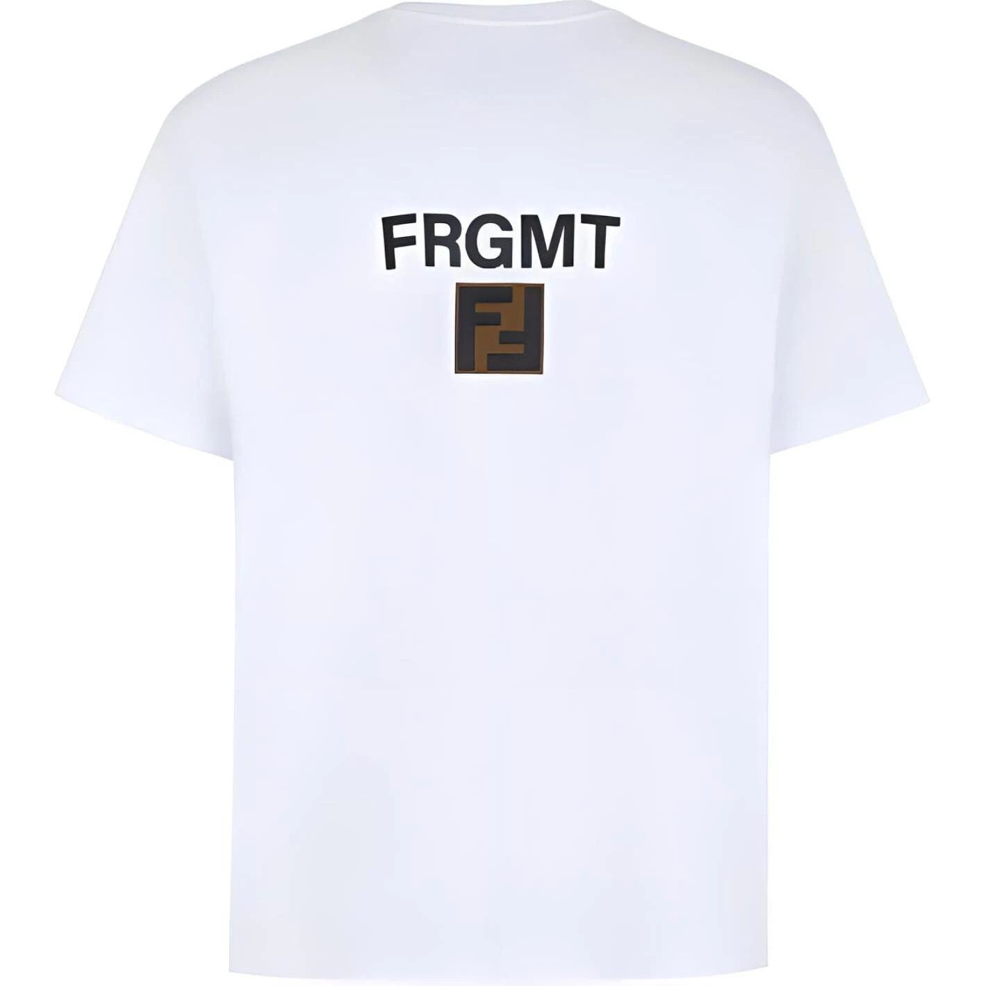Fendi o1w1db10325 FY1144 T-Shirt in White Size US XL / EU 56 / 4 - 2 Thumbnail