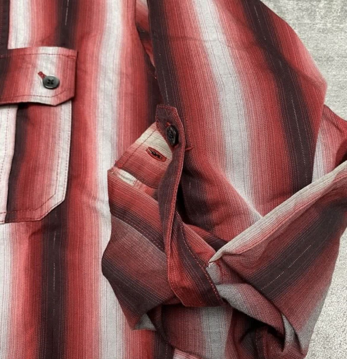 Le Grande Bleu (L.G.B.) × Tete Homme Tete Homme Striped Long Shirt Size US L / EU 52-54 / 3 - 4 Thumbnail
