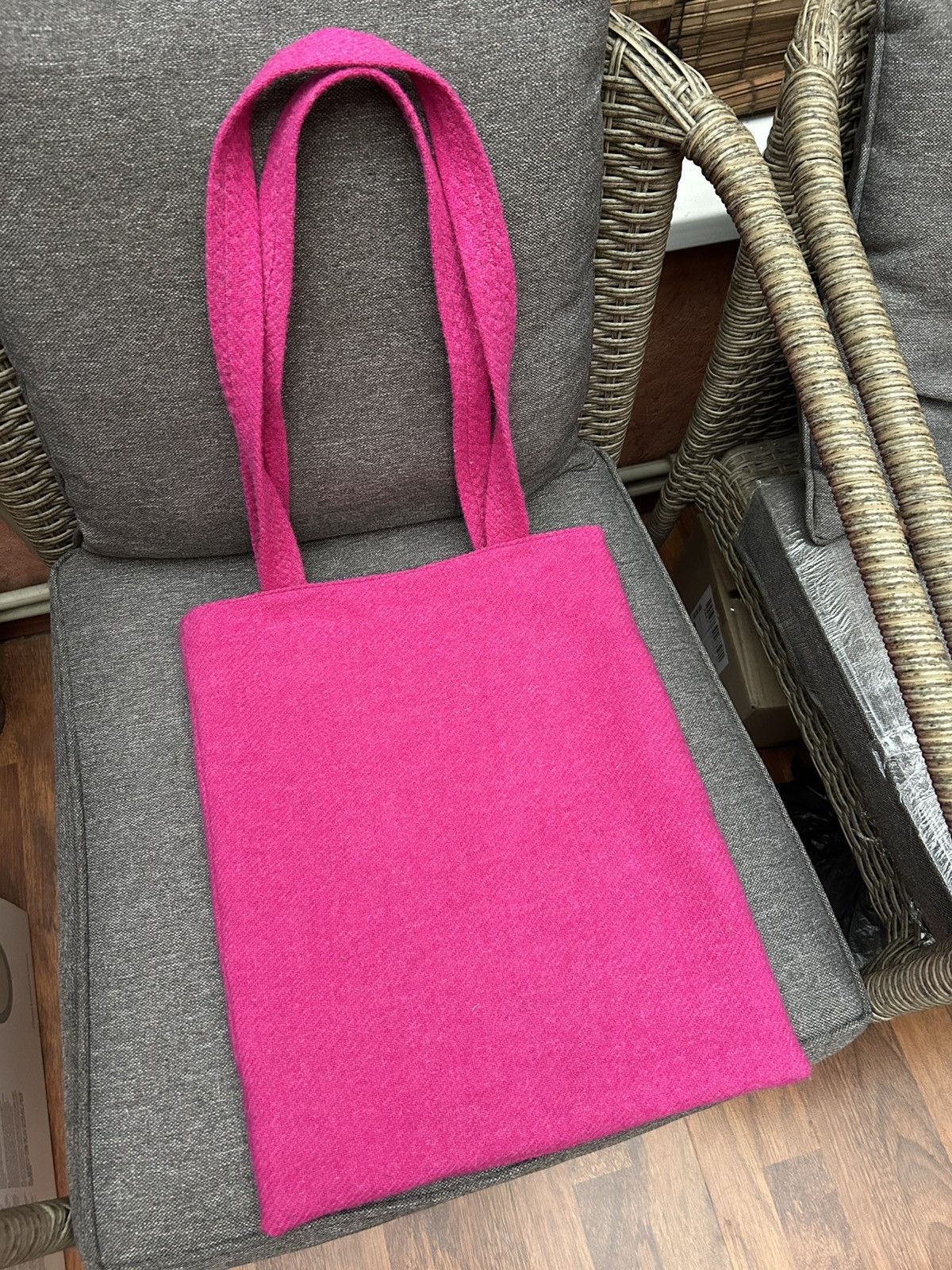 Harris Tweed Harris Tweed Floral Lining Tote Bag Magenta Pink Size ONE SIZE - 2 Thumbnail