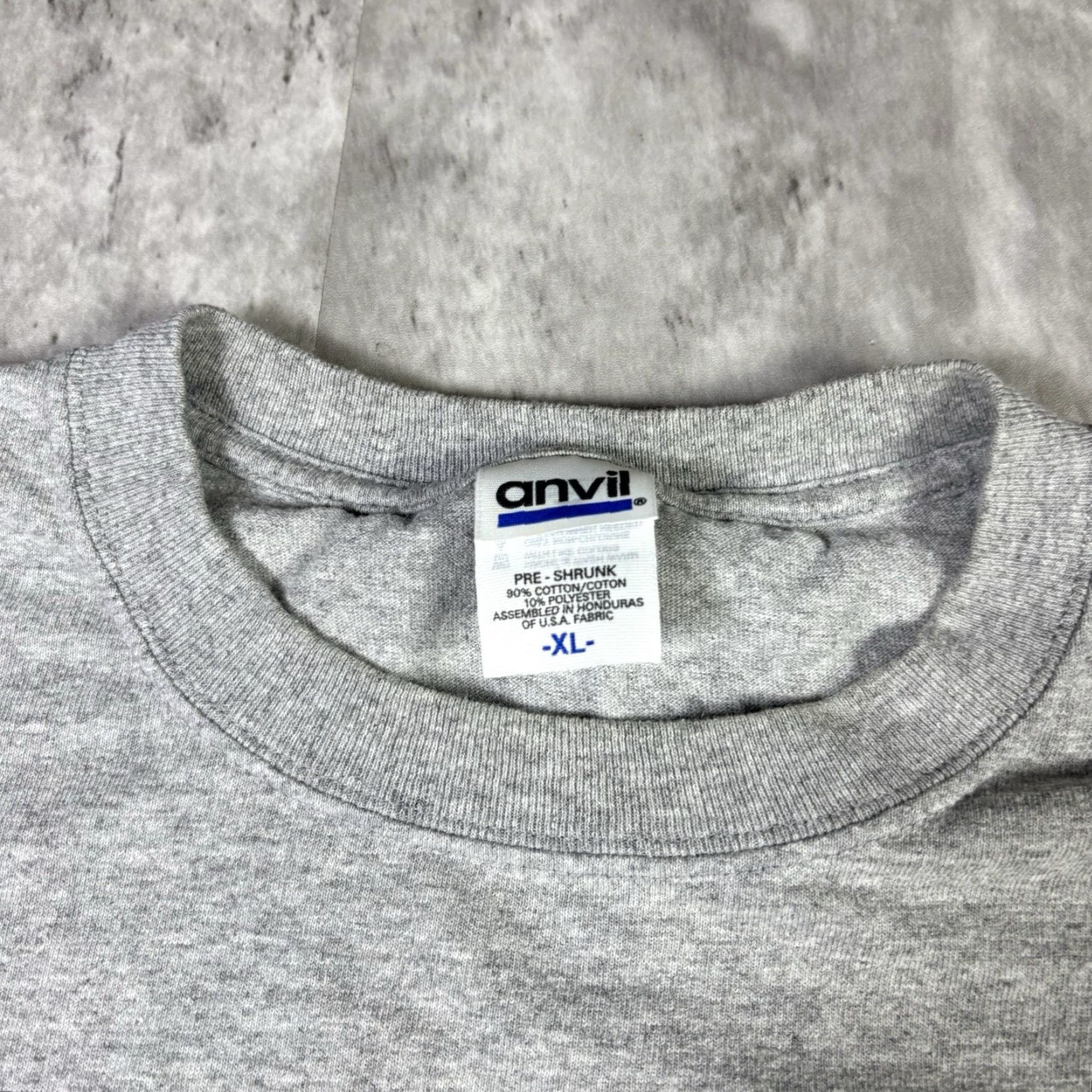 Anvil VINTAGE Poker Las Vegas Casino Funny Quote T Shirt Adult XL Gray Anvil Cotton Men's Regular Short Sleeve Crew Neck Humor Comedy Rio 90s Size US XL / EU 56 / 4 - 3 Thumbnail