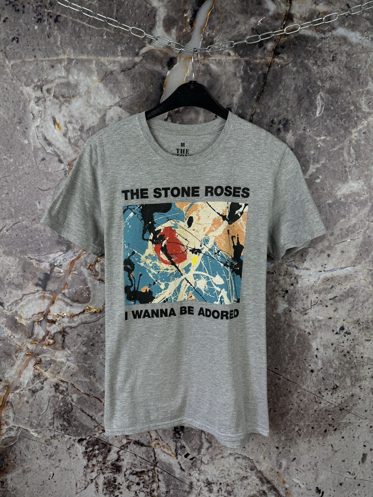 The Rolling Stones Men’s The Stone Roses T-Shirt Rock Band Size Medium Size US M / EU 48-50 / 2 - 1 Thumbnail