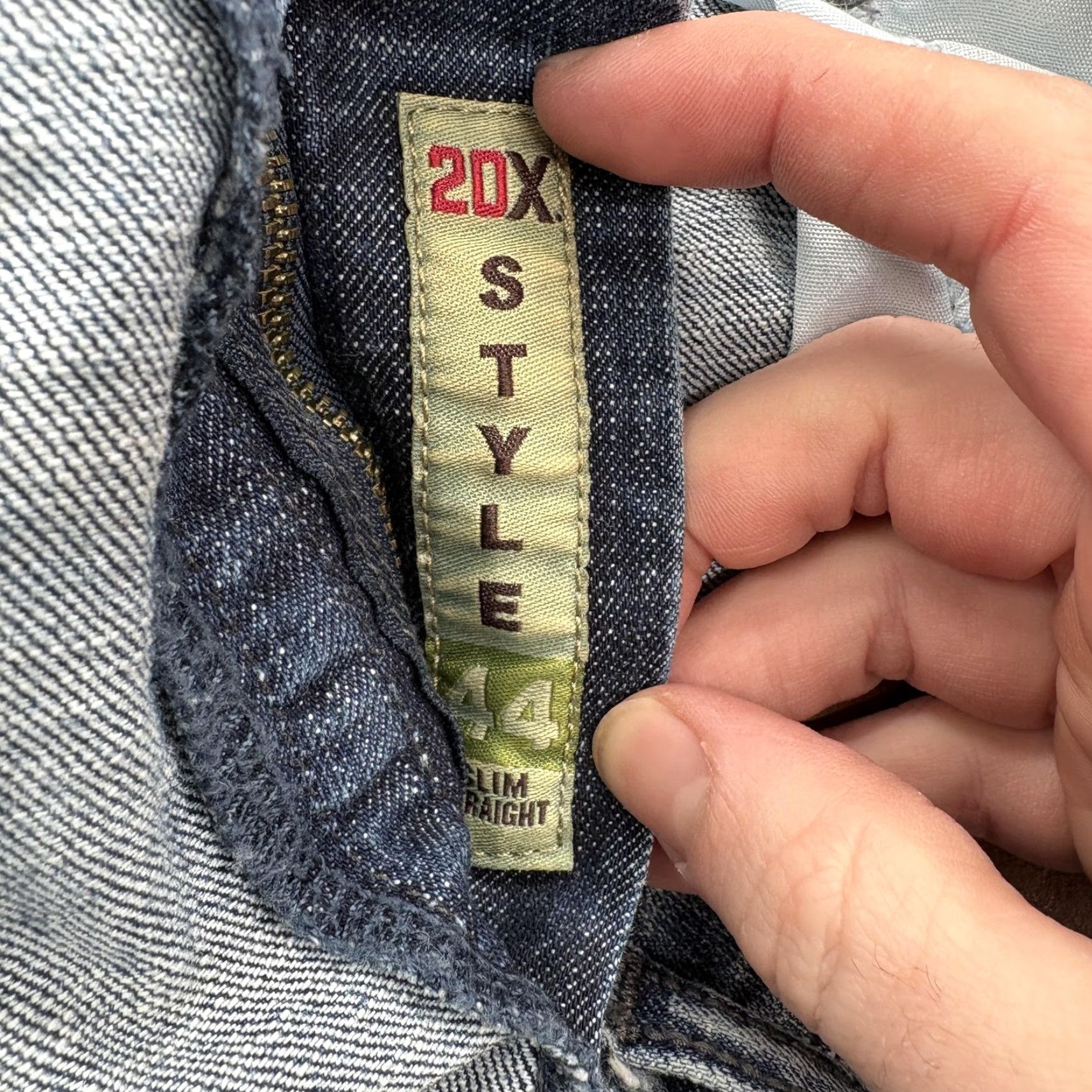 Wrangler Wrangler 20X Slim Straight Jeans Mens 38x32 Blue Denim Stretch 44 Western Style McCowboy Southwestern Pockets Zip Vegetables? Size US 38 / EU 54 - 6 Thumbnail