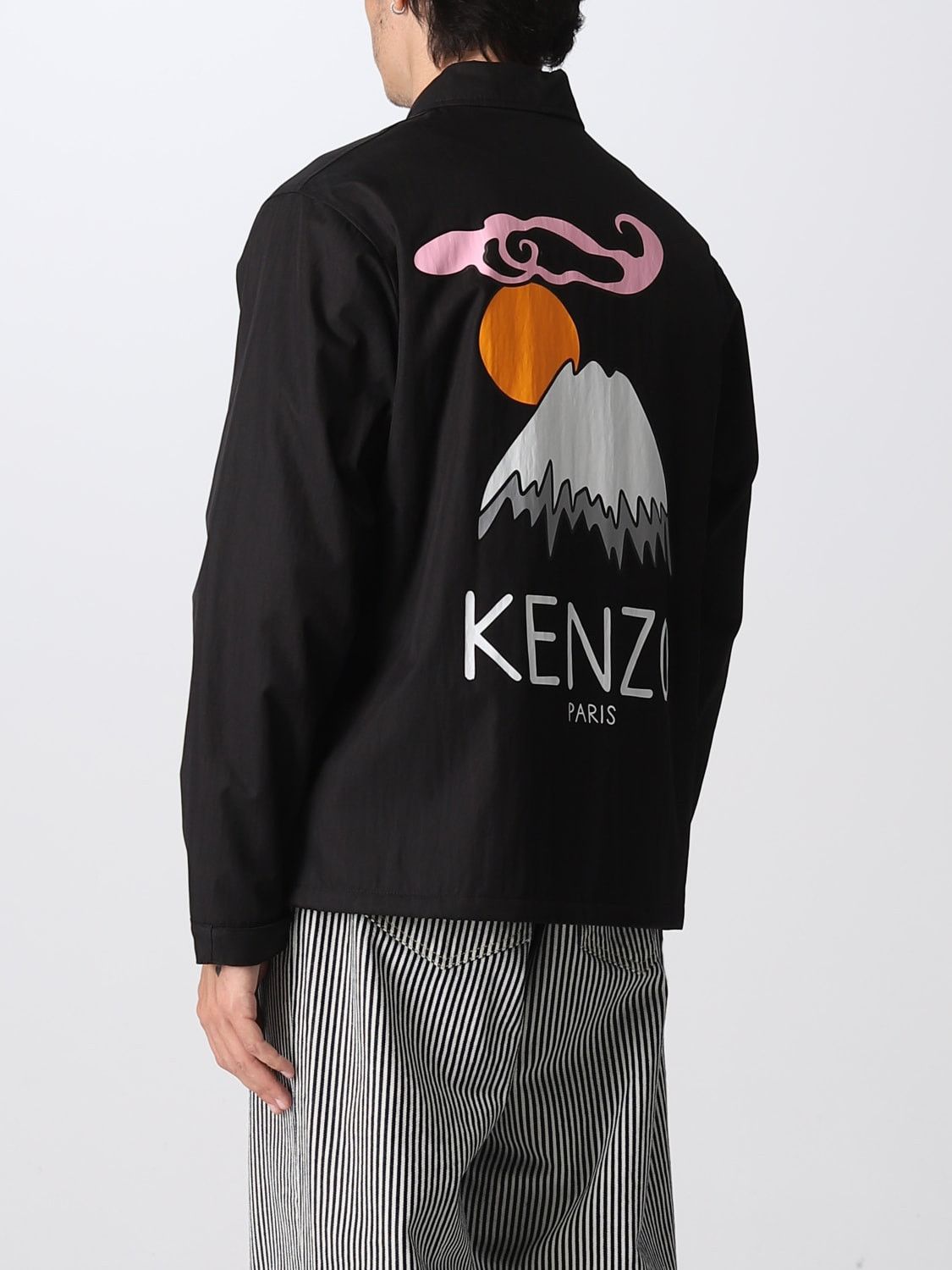 Kenzo Kenzo Paris Japan Coach Jacket, Mount Fuji, Eiffel Tower Size US S / EU 44-46 / 1 - 4 Thumbnail