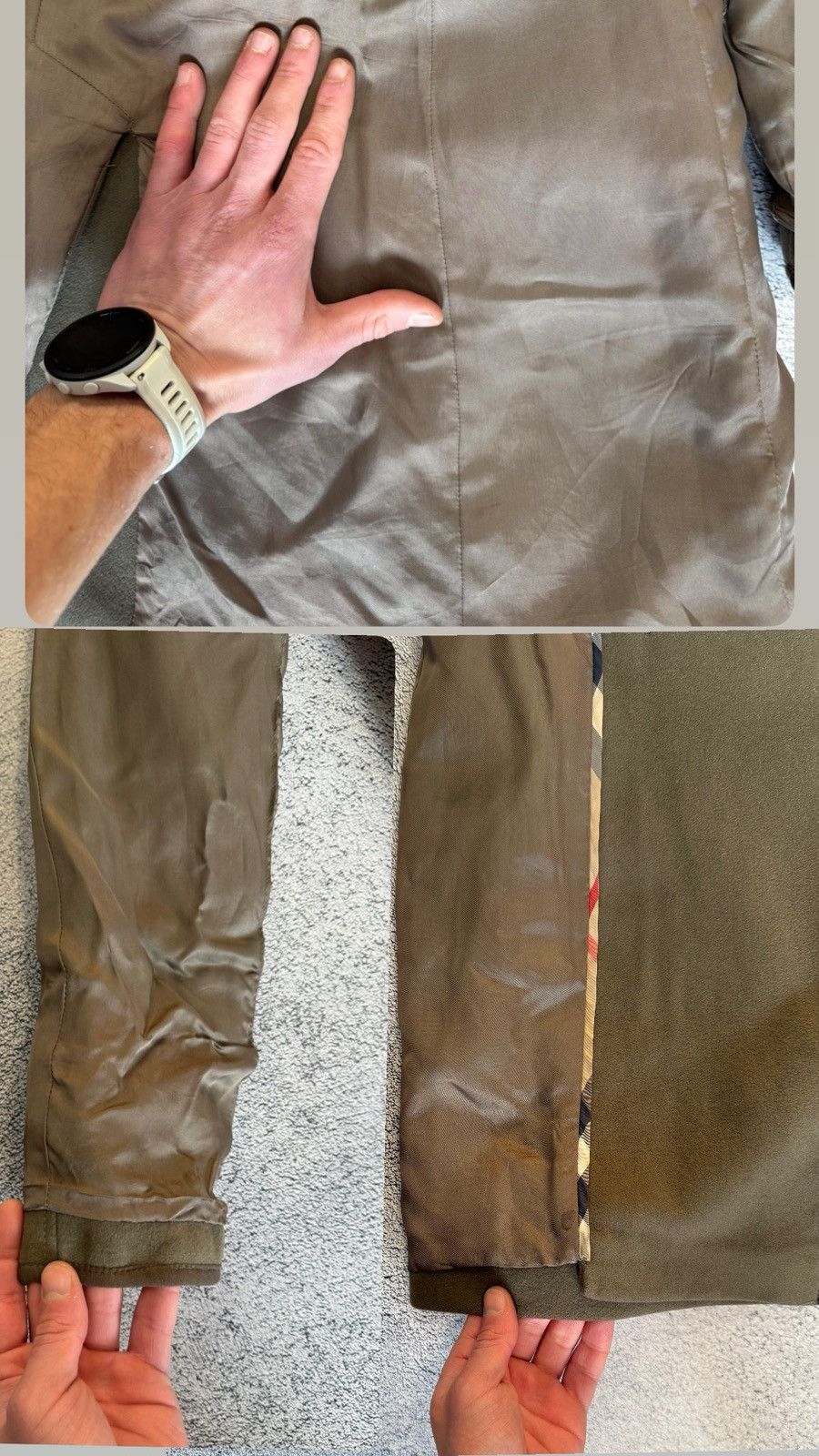 Burberry Burberry Women Trench Coat Wool Cashmere Belted UK8 USA6 Size M / US 6-8 / IT 42-44 - 24 Thumbnail