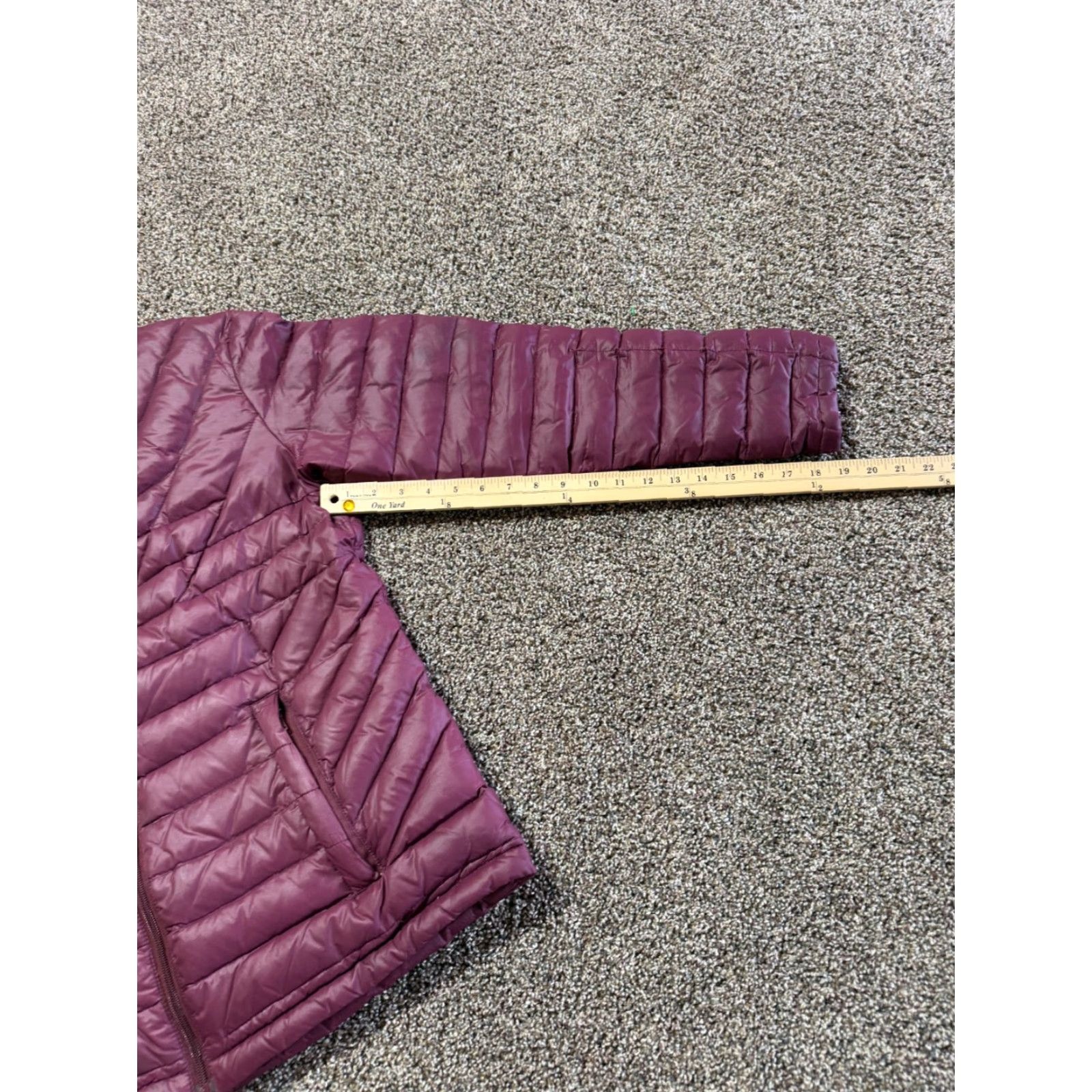 Vintage Wyoming Traders Stormy Puffer Coat Women's Down Jacket Large Plum Windproof 800 Fill Quilted Coat Size L / US 10 / IT 46 - 4 Thumbnail