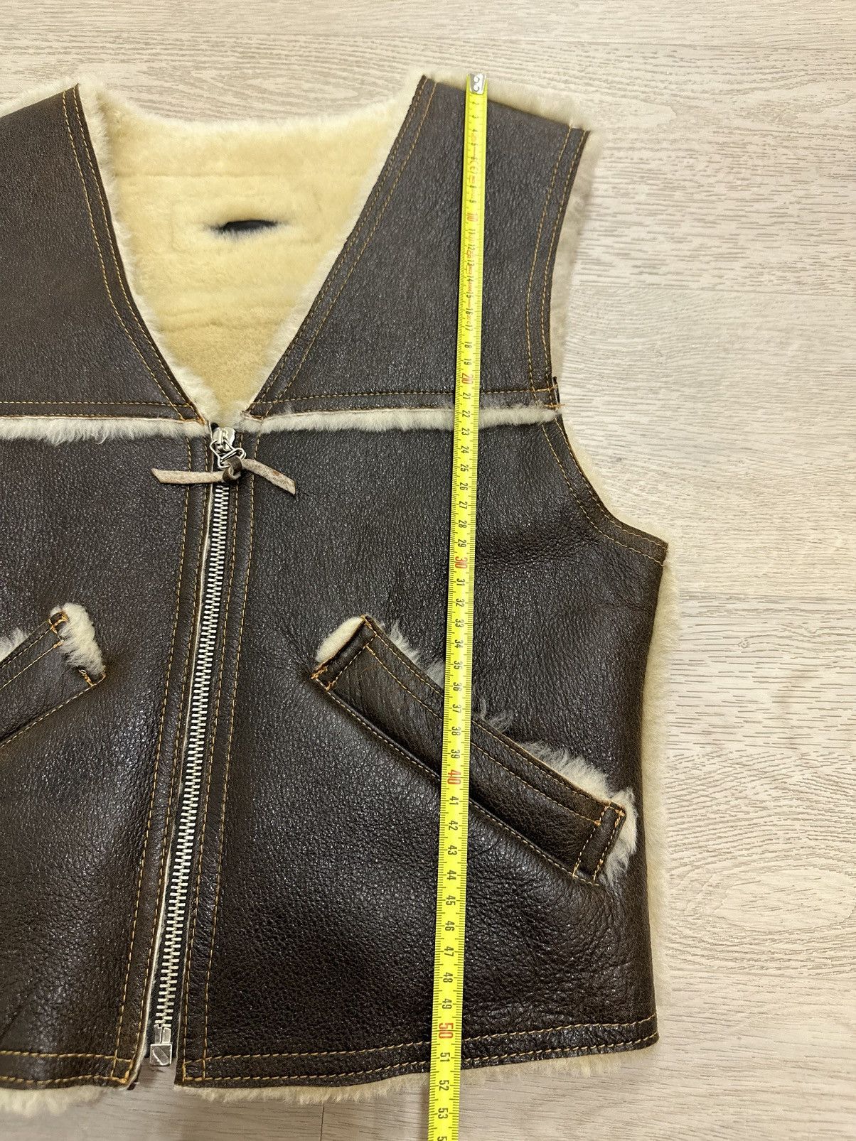 Jean Paul Gaultier Vintage leather shearling vest Size S / US 4 / IT 40 - 6 Thumbnail