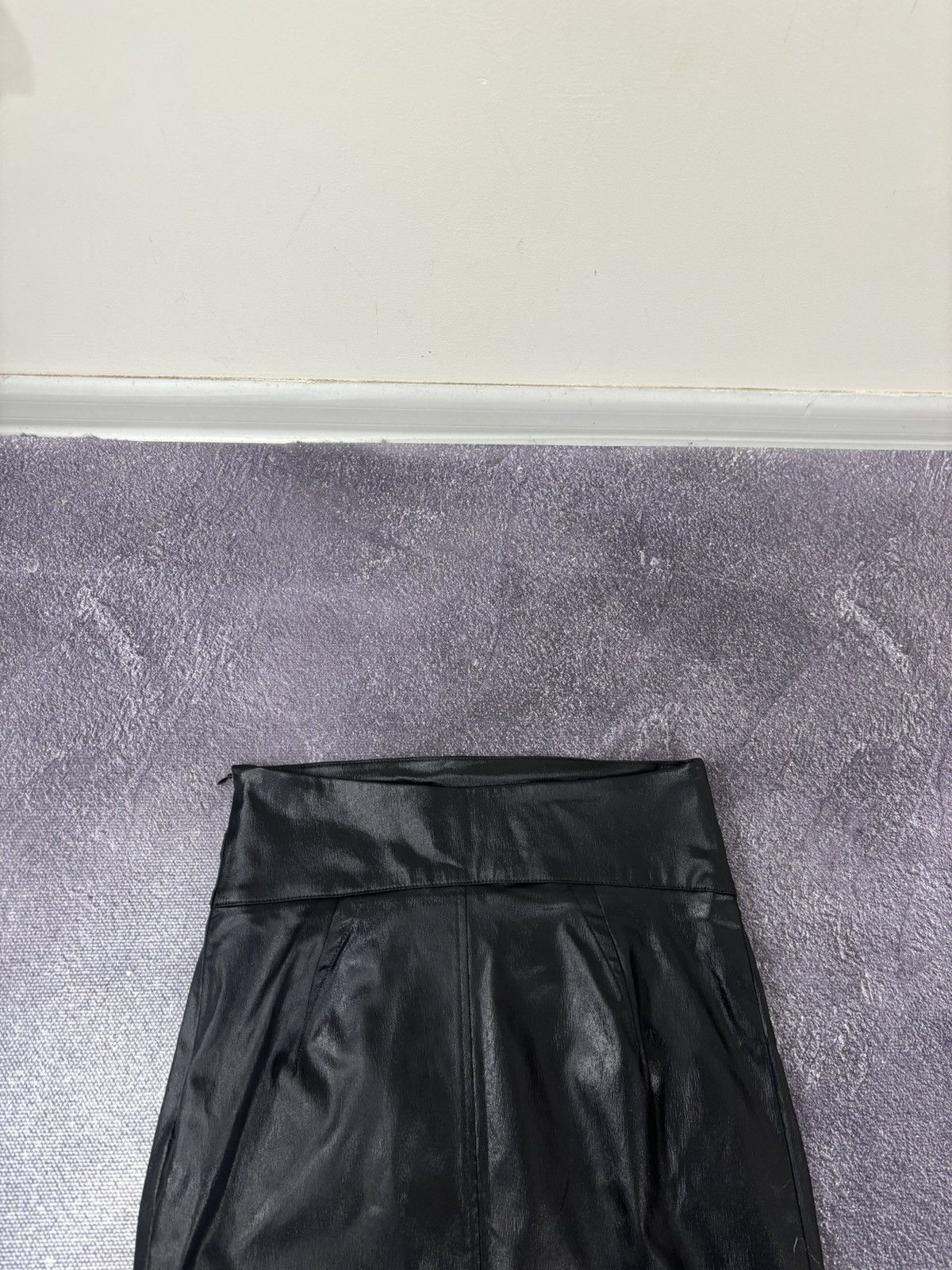 Love Moschino Love Moschino Women’s Black Luxury Nylon Midi Skirt Size 28" / US 6 / IT 42 - 9 Thumbnail