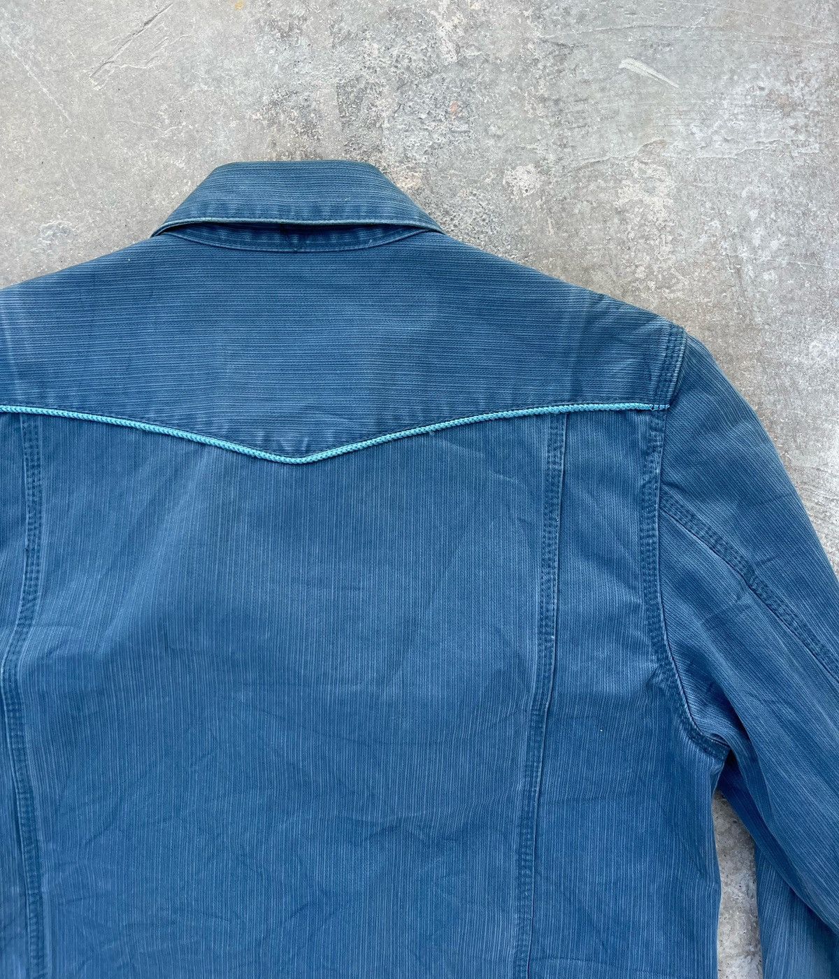 Designer × Japanese Brand × Vintage 🔥Vintage Hiromichi Nakano Indigo Western Jacket Size US L / EU 52-54 / 3 - 10 Thumbnail