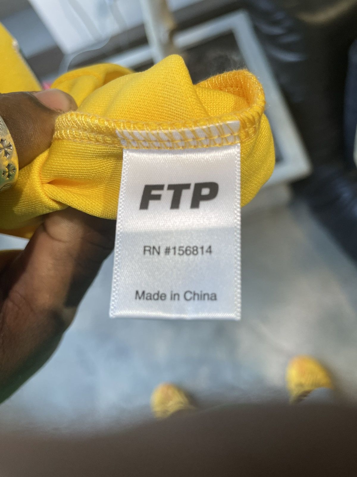 Fuck The Population FTP Script Pullover Baseball Jersey Size US M / EU 48-50 / 2 - 8 Thumbnail