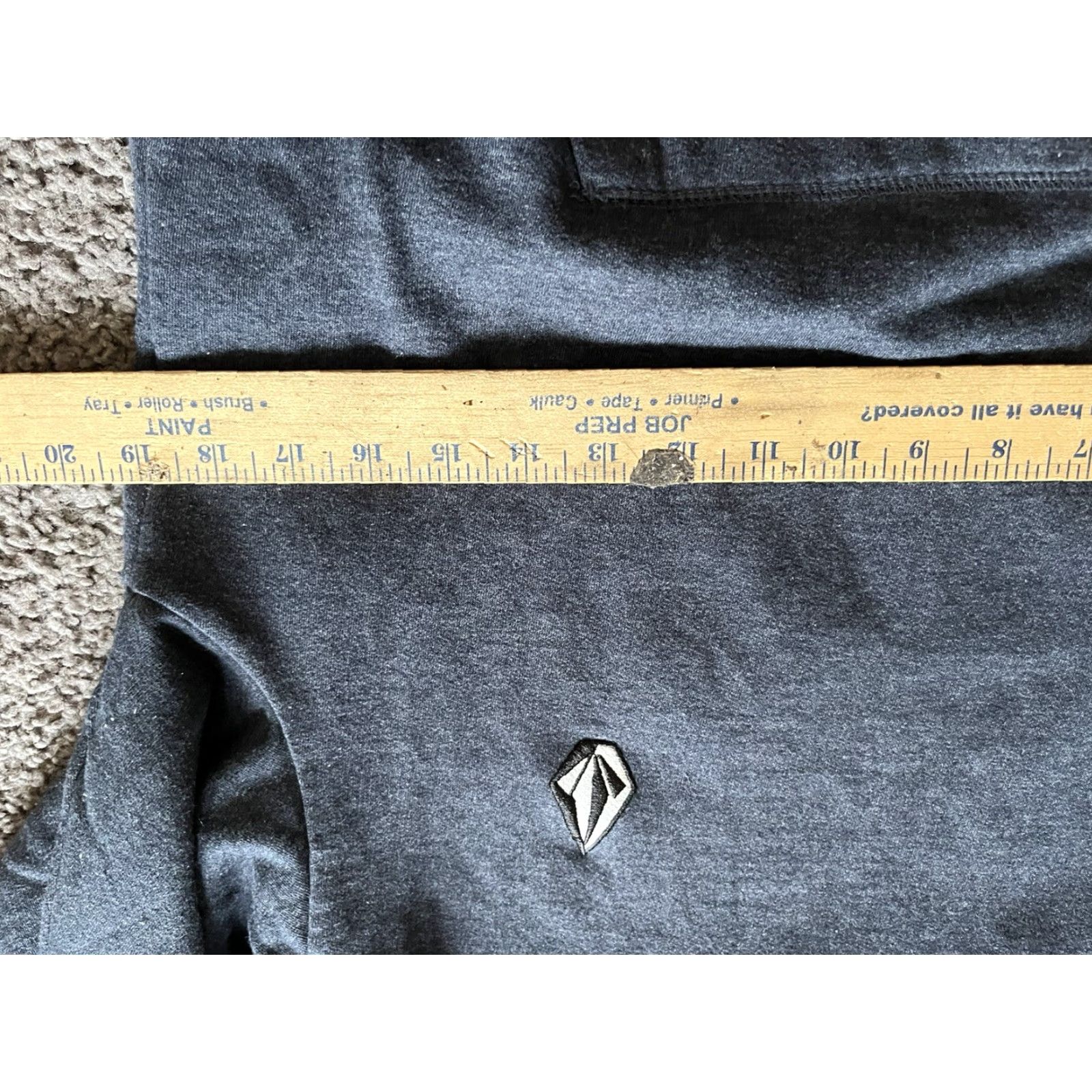 Volcom Volcom Fleece Pullover Hoodie Men’s S Heather Gray Logo Training Pullover Cotton Blend Gray Cross Training Hoodie Mens Size US S / EU 44-46 / 1 - 5 Thumbnail