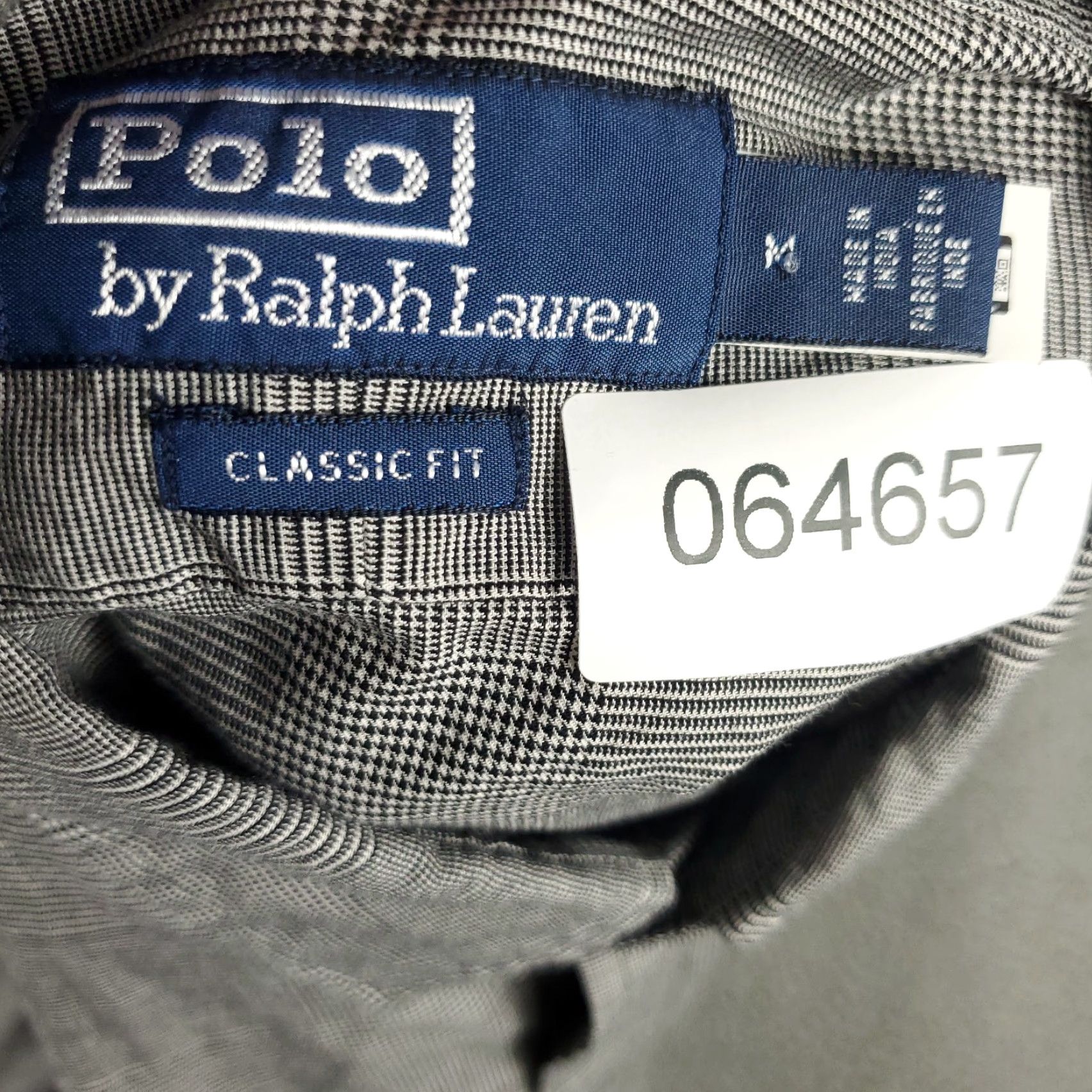 Ralph Lauren Ralph Lauren Shirt Mens Size Medium Gray Plaid Pony Button Up Long Sleeve Size US M / EU 48-50 / 2 - 7 Thumbnail