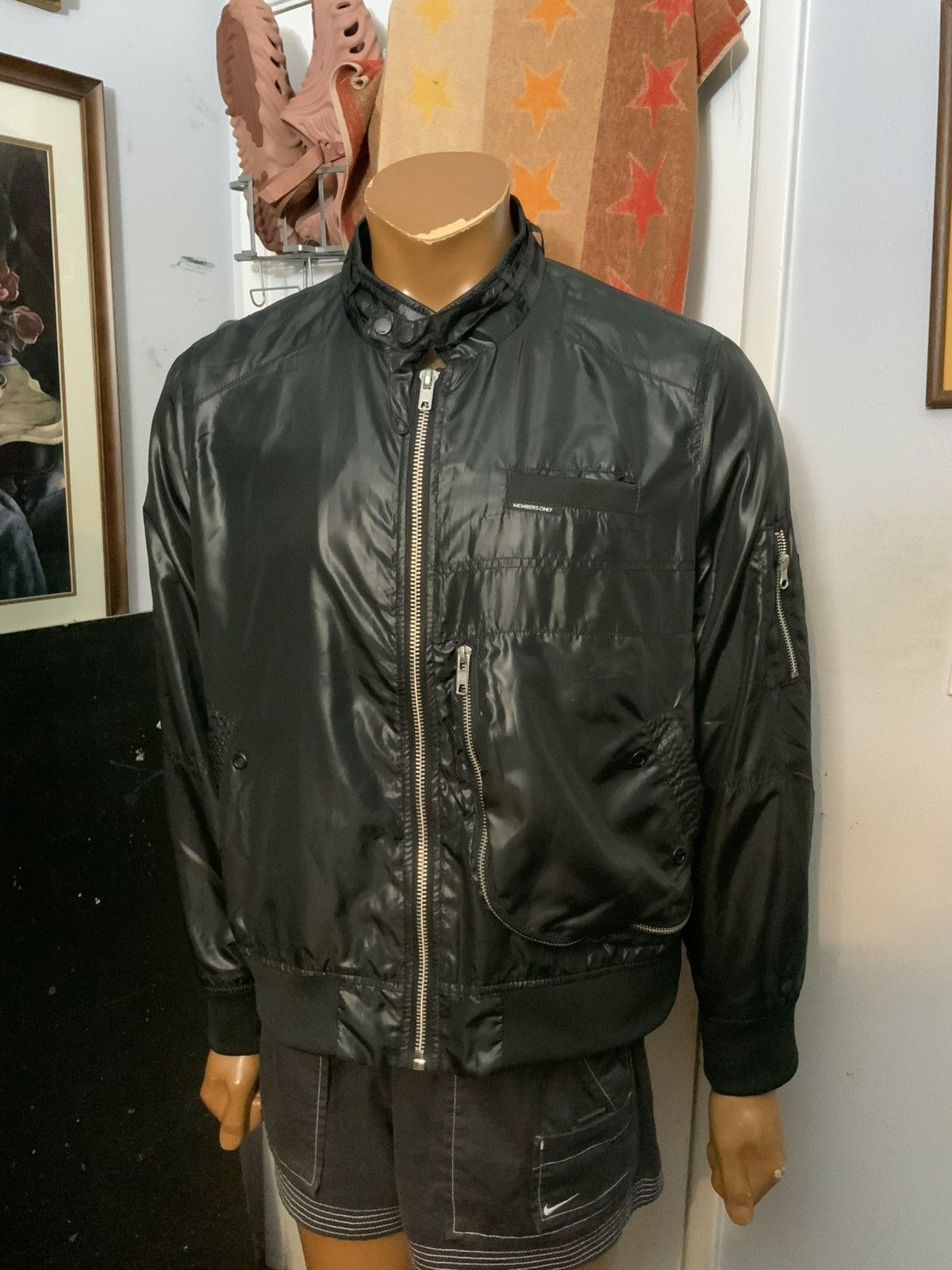 Members Only Members Only Iconic Racer Boxy Zip Windbreaker Bomber Jacket Size US XL / EU 56 / 4 - 6 Thumbnail