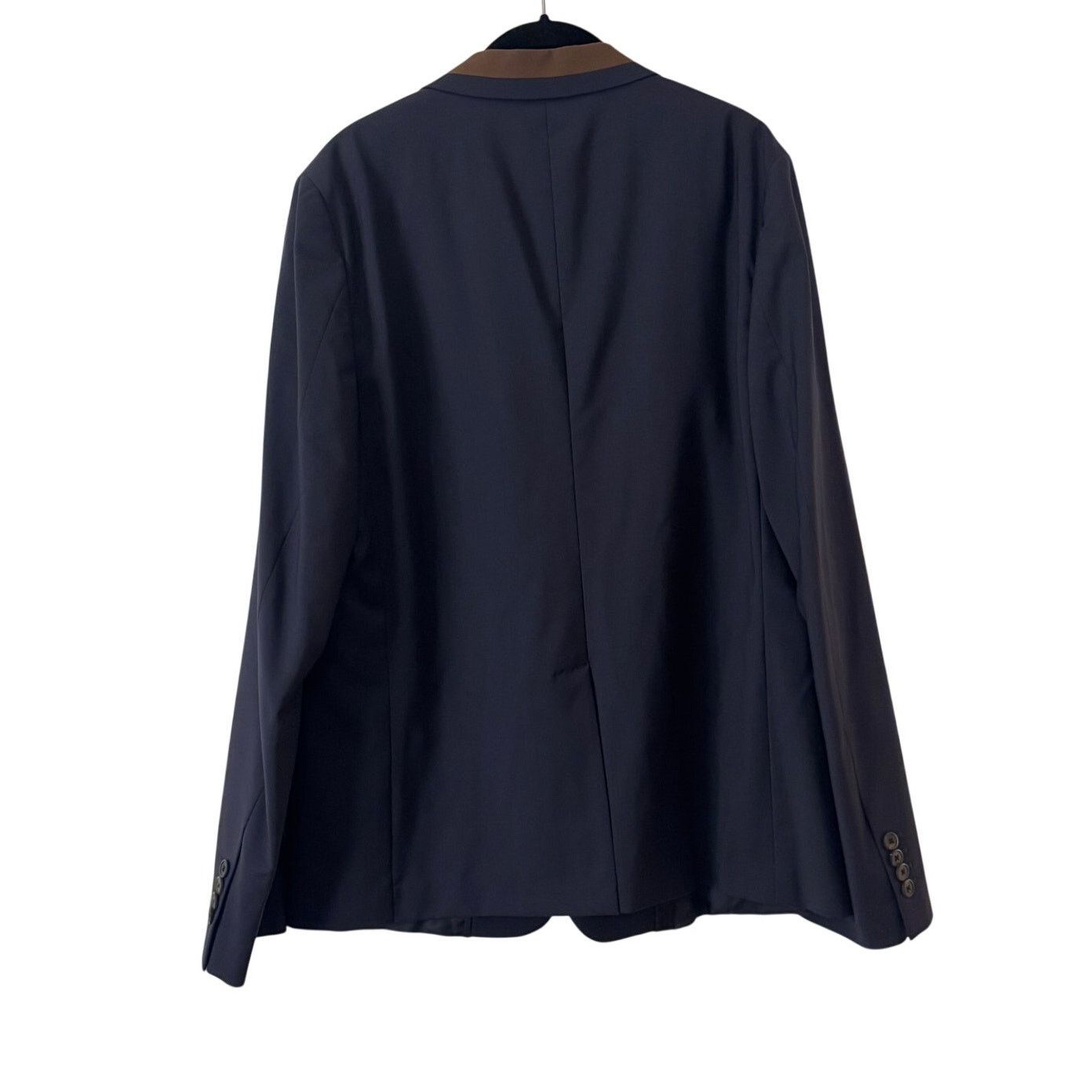 Prada Prada NWT Men's Wool Wool Navy Blazer Size 50R - 2 Thumbnail