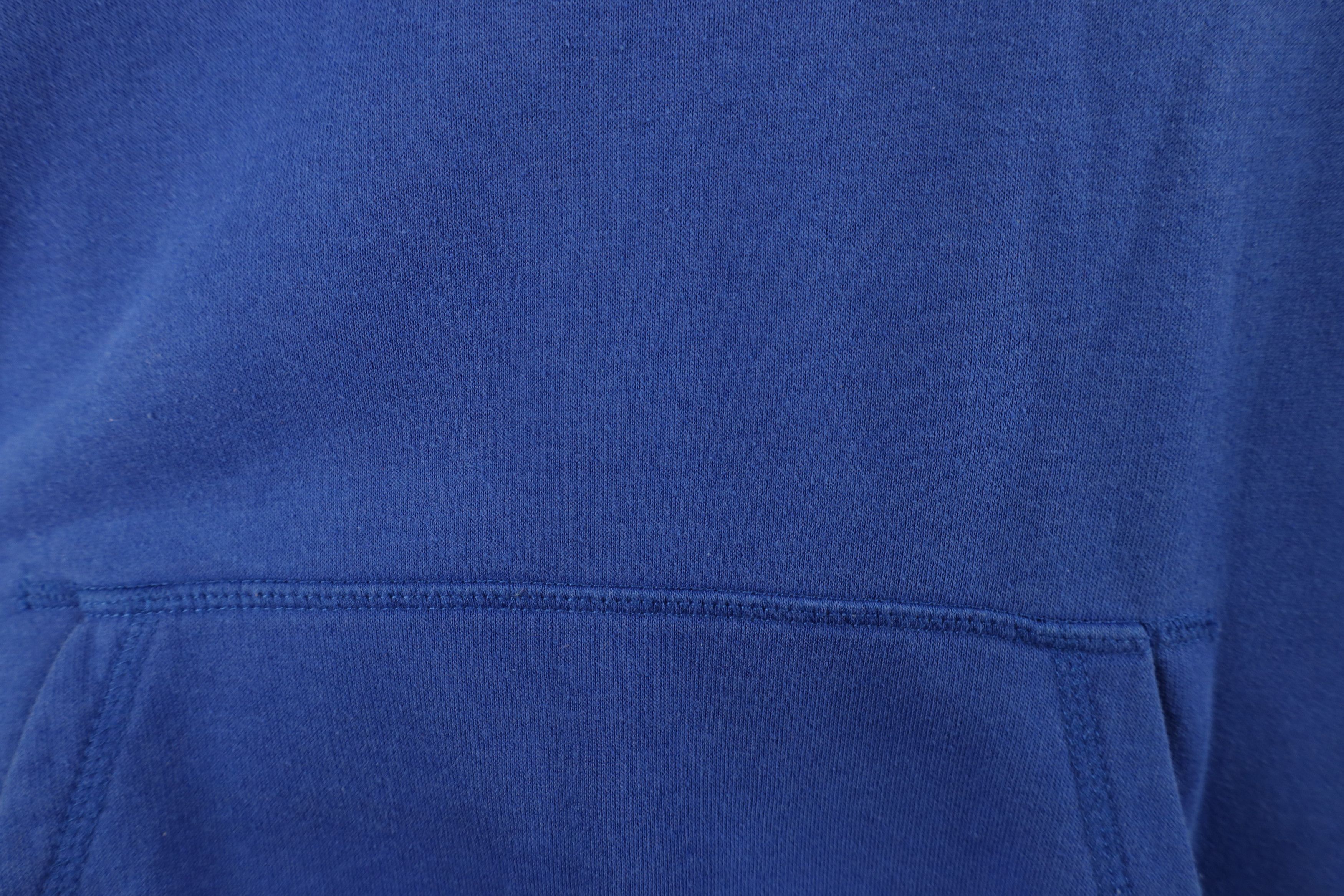 Vintage Vintage 90s Y2K Streetwear Hoodie Sweatshirt Royal Blue Size US M / EU 48-50 / 2 - 6 Thumbnail